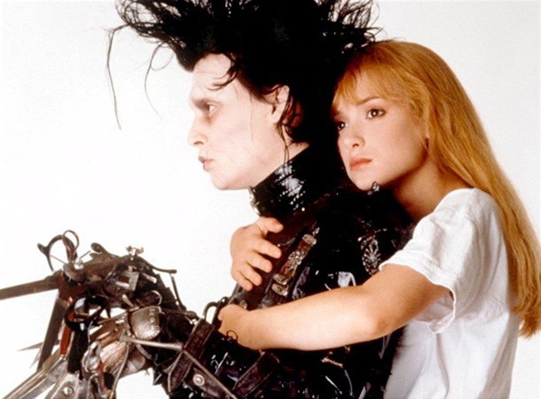 edward scissorhands, 1990.