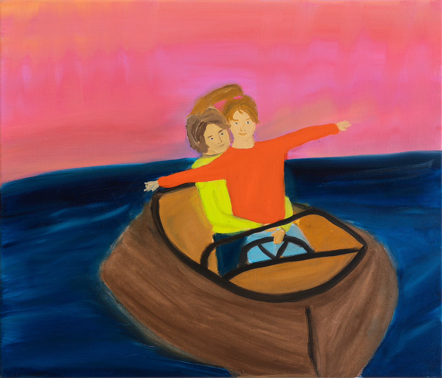 My heart will go on, Oil on Canvas, 46 x 54 cm, 2024