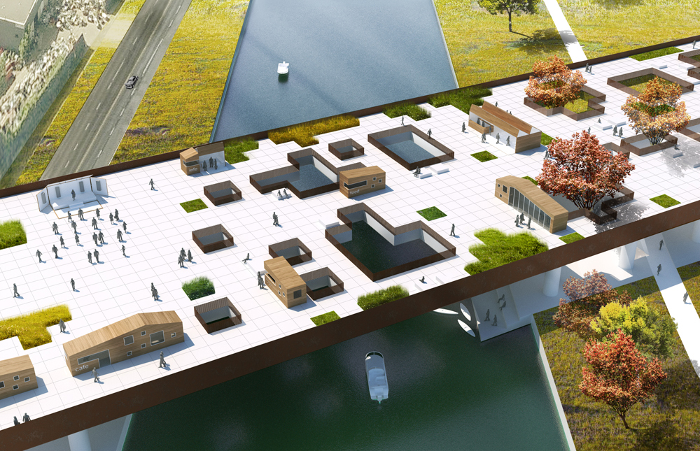 Turcot Park bird's eye view