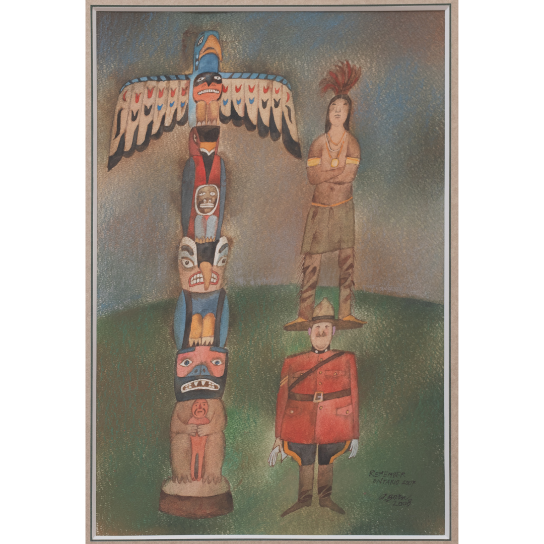   4.  Adolf Born (1930-2016) Vzpomínka na Ontario  Vyvolávací cena: 110.000 Kč   Konečná cena: 300.000 Kč