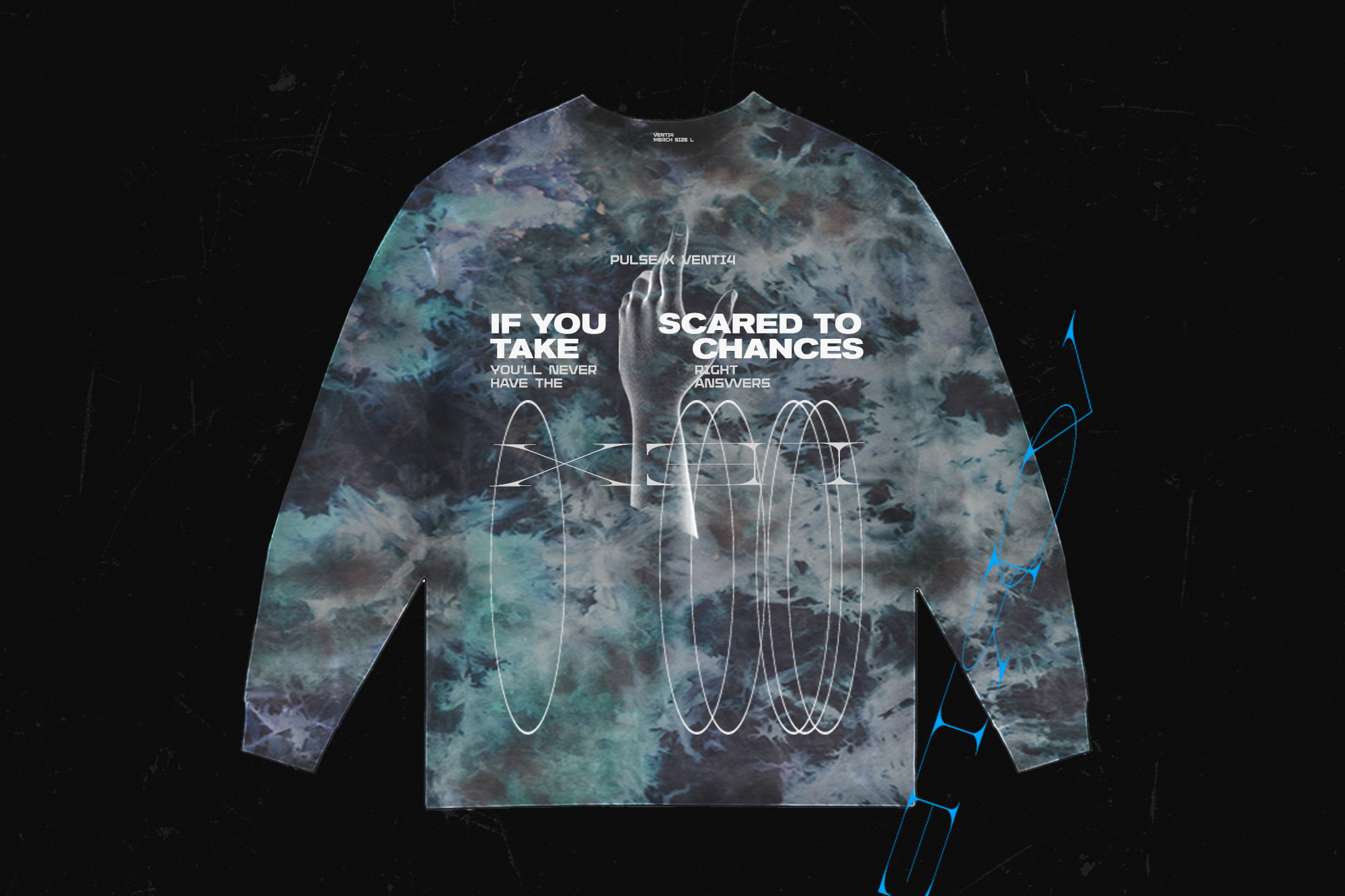 Merch design for Venti-4, Milan, 2018