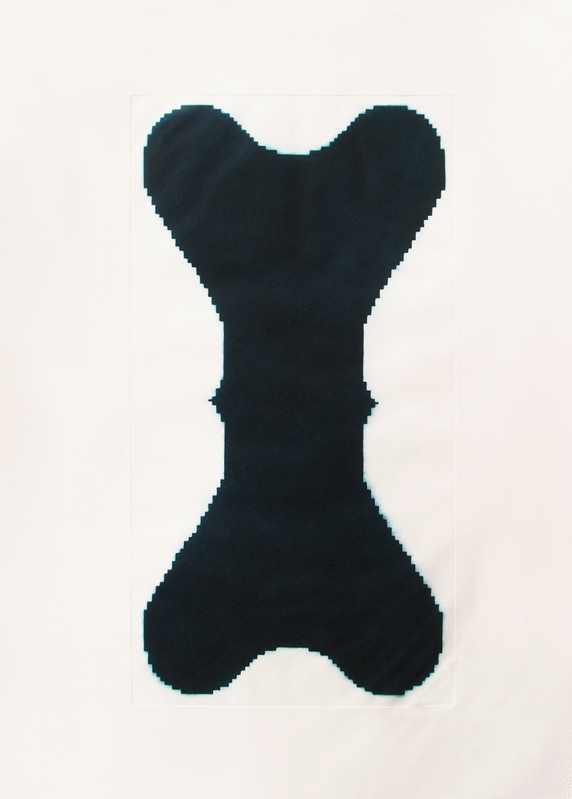 Untitled, 2006, Drypoint on Somerset Soft-white paper, 76 X 112 cm