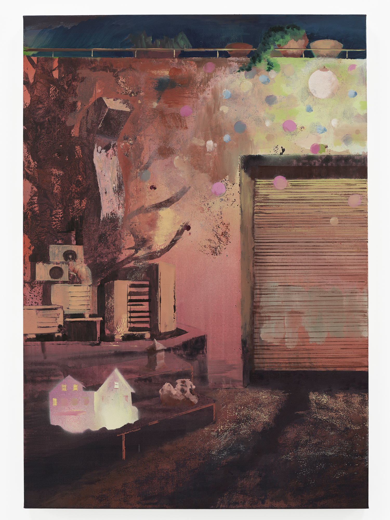 SPOON - 117 x 82 cm. oil and acrylic on canvas. 2024 - 12/16