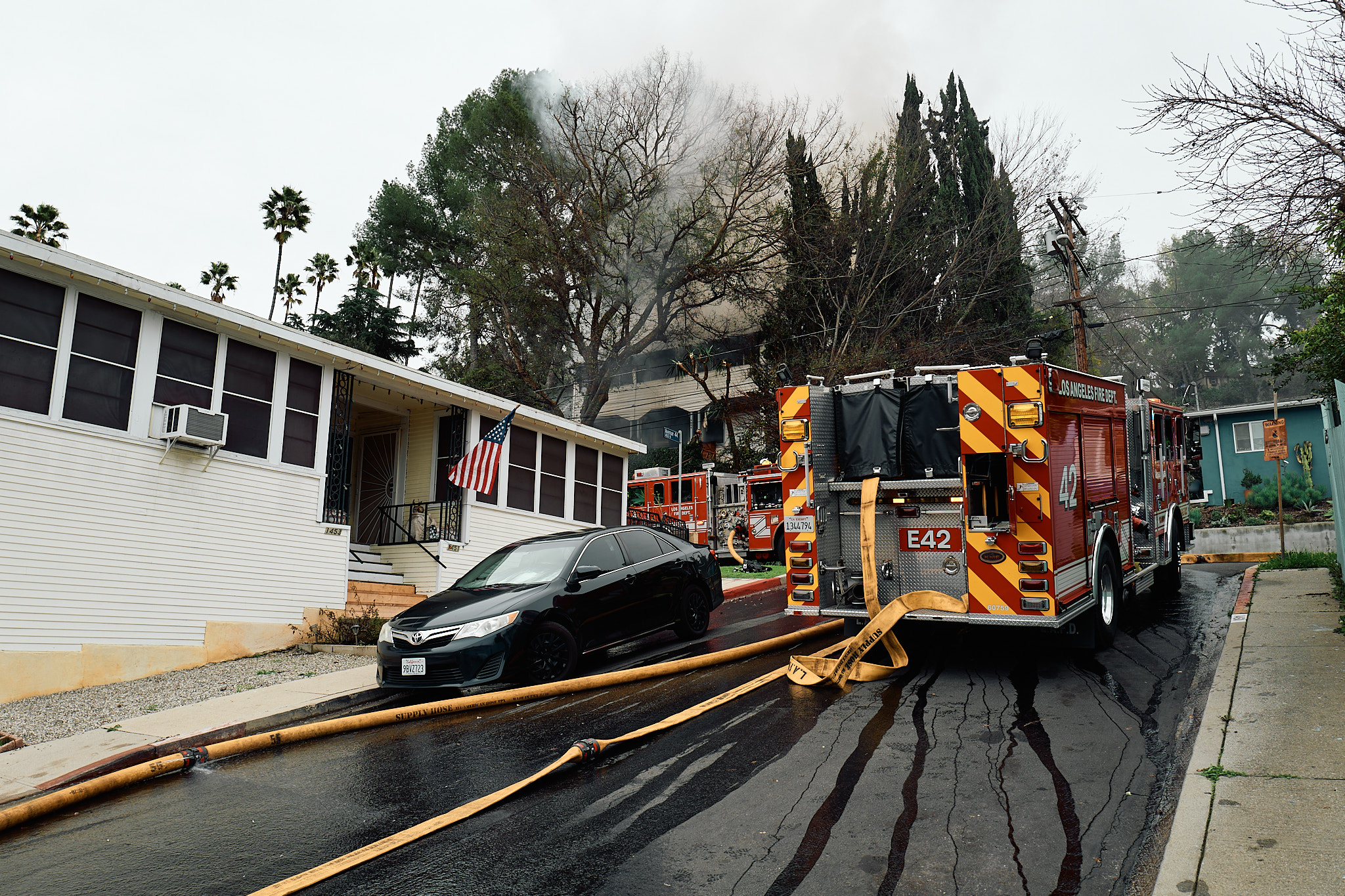 House Fire - Eagle Rock, CA
