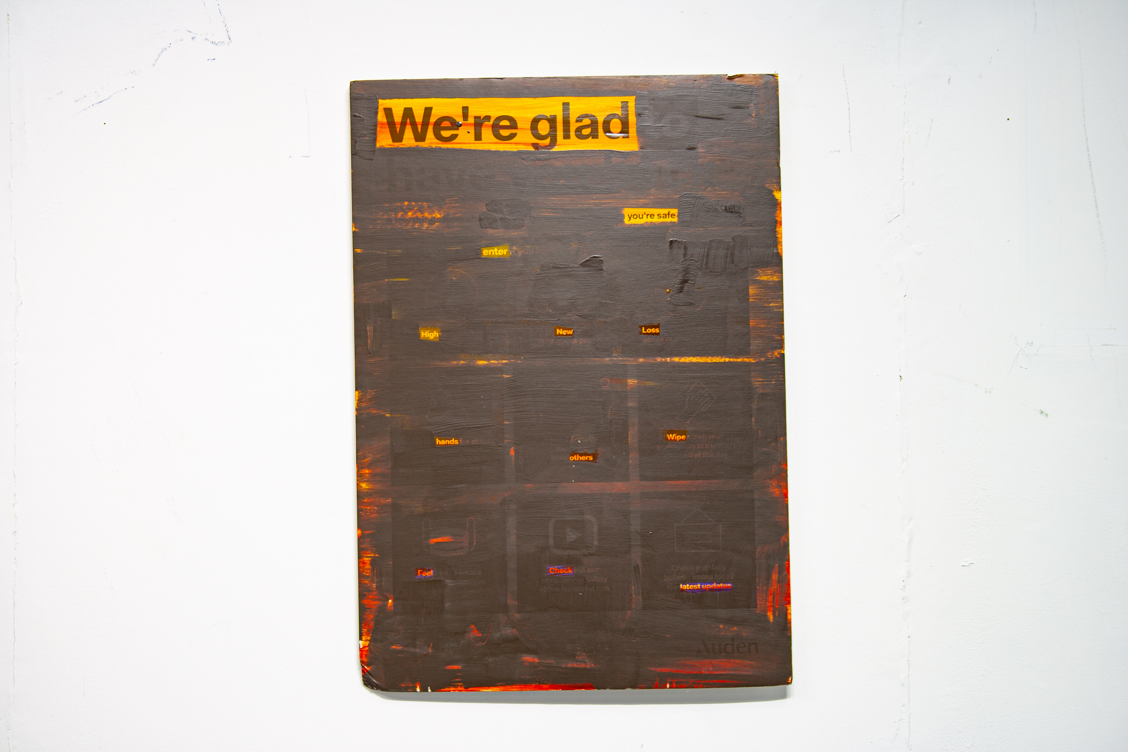 We're glad, 84 x 59cm