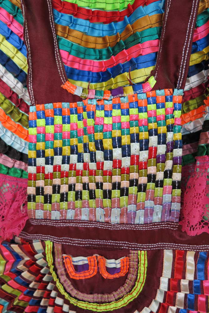 Sni′-yaltsil from Reina´s dress, Galdis sister. San Gregorio la Esperanza, Chiapas, 2021. By María Naidich