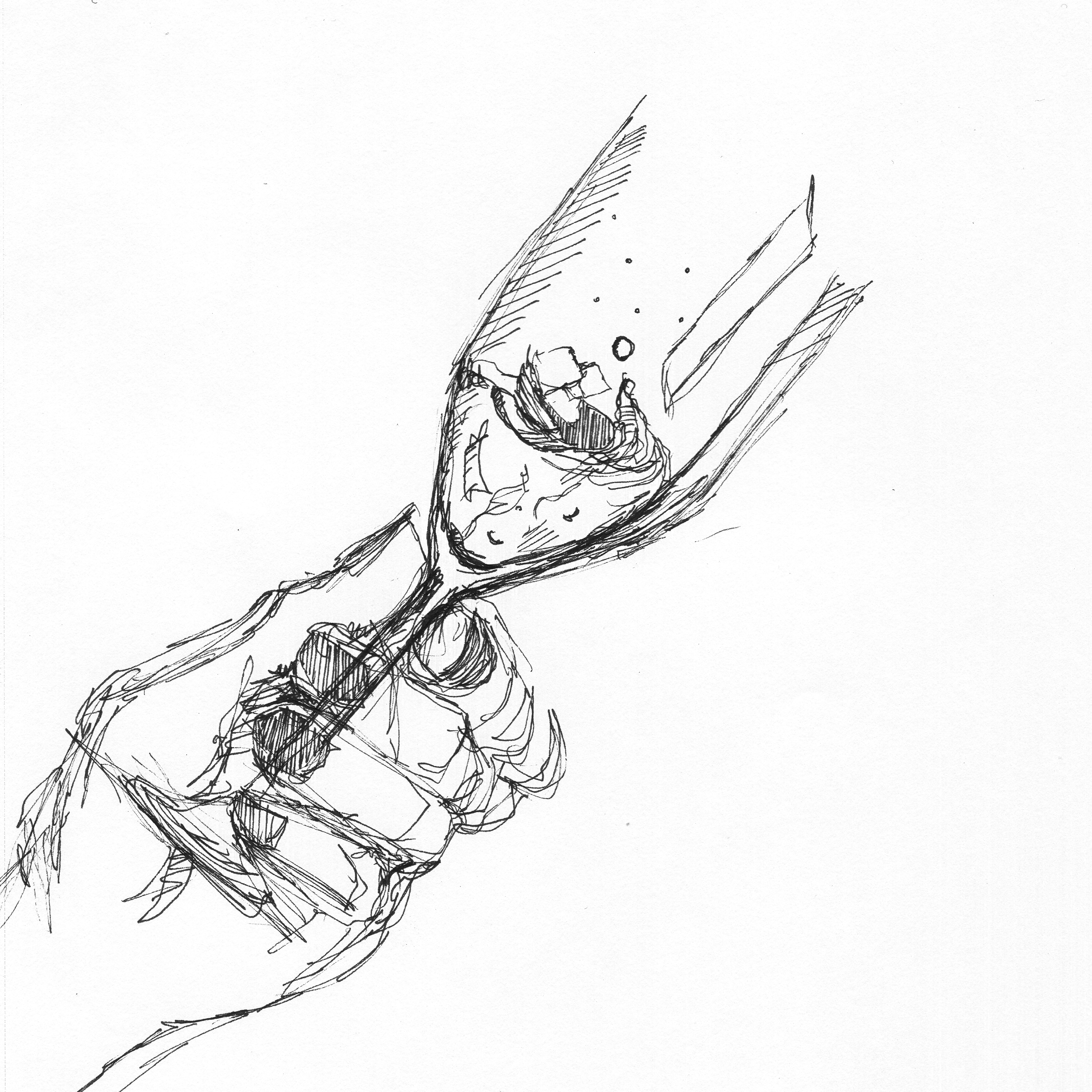 A Beautiful Storm, 2019 (ink on paper)