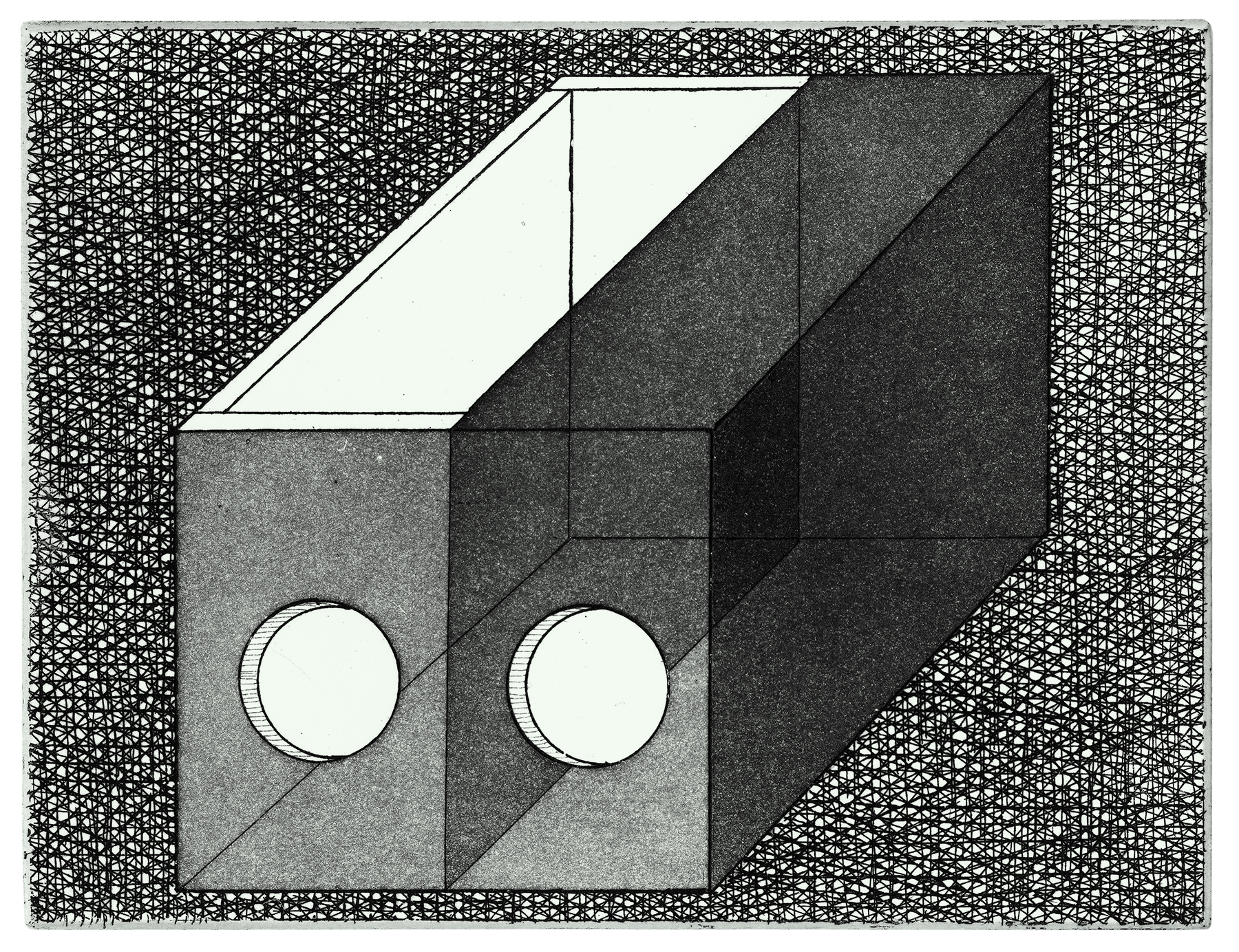 Phantom Limb Box (Child), 2007. Etching; 3 x 4 inches