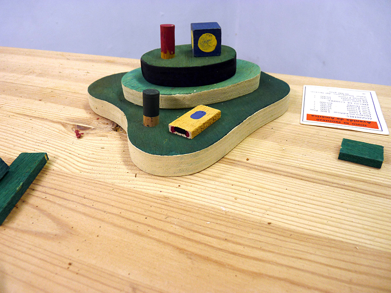 Maquette Acrylic on wood