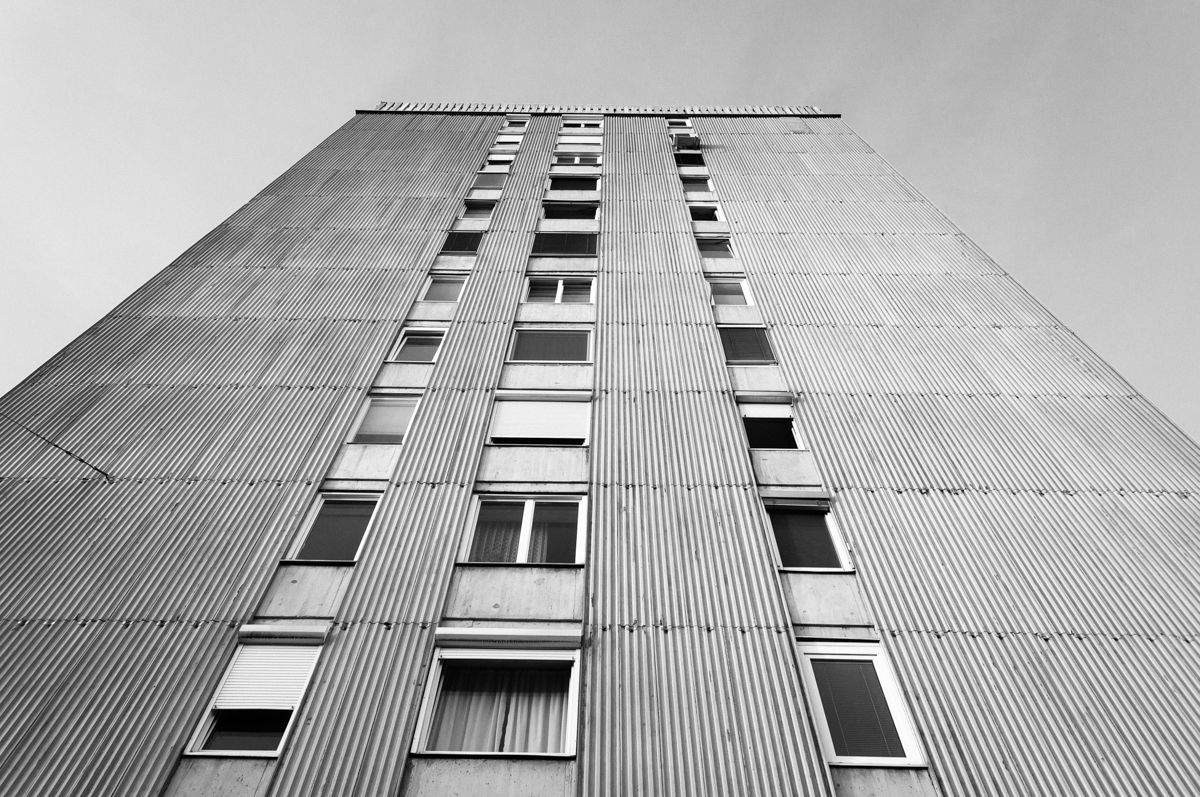 Stanovanjska stolpnica na Rozmanovi ulici, Ljubljana / 1960, Edvard Ravnikar
