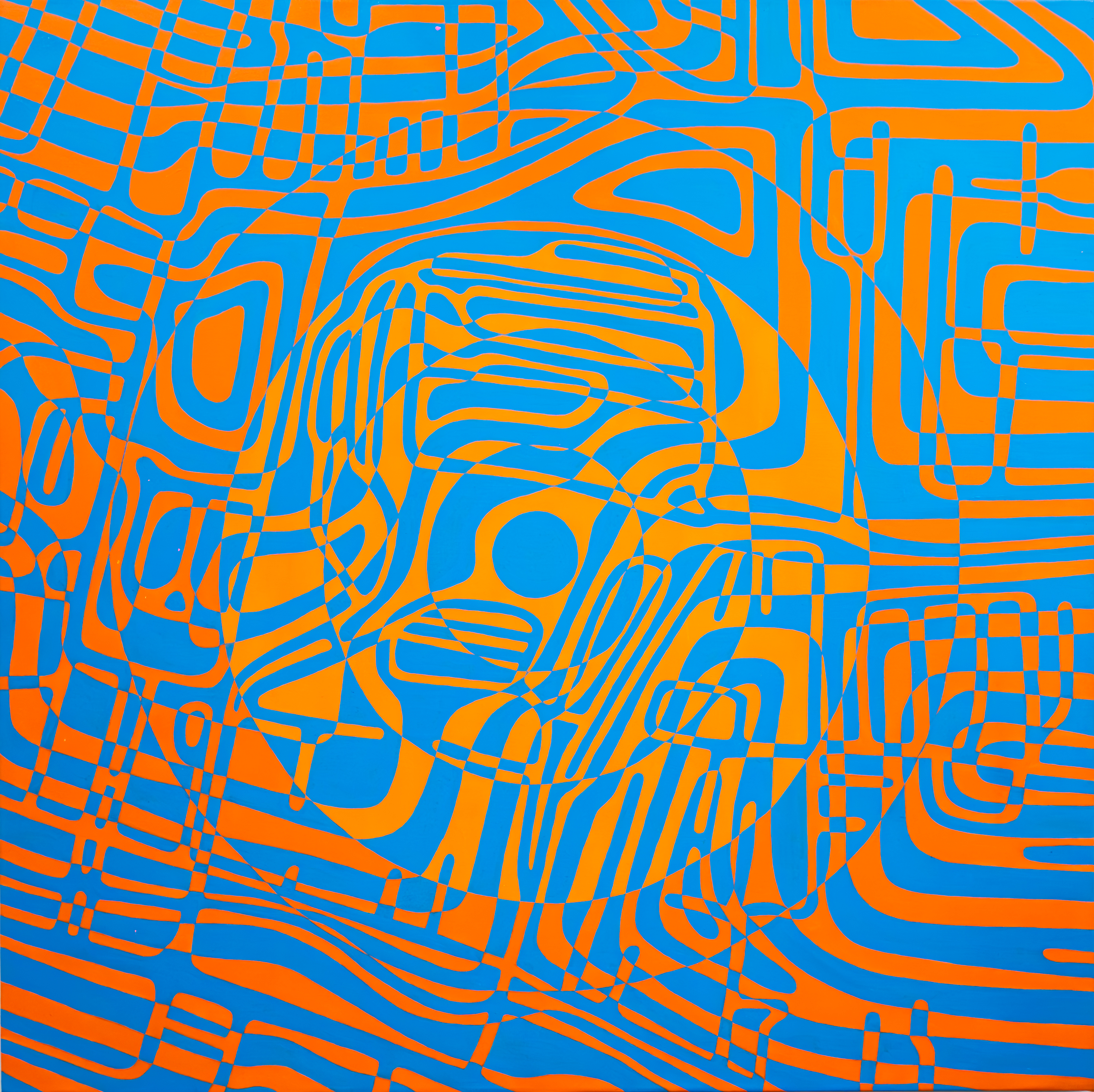  Sumbu Titian | 2025 |  150 x 150 cm | Acrylic on Canvas