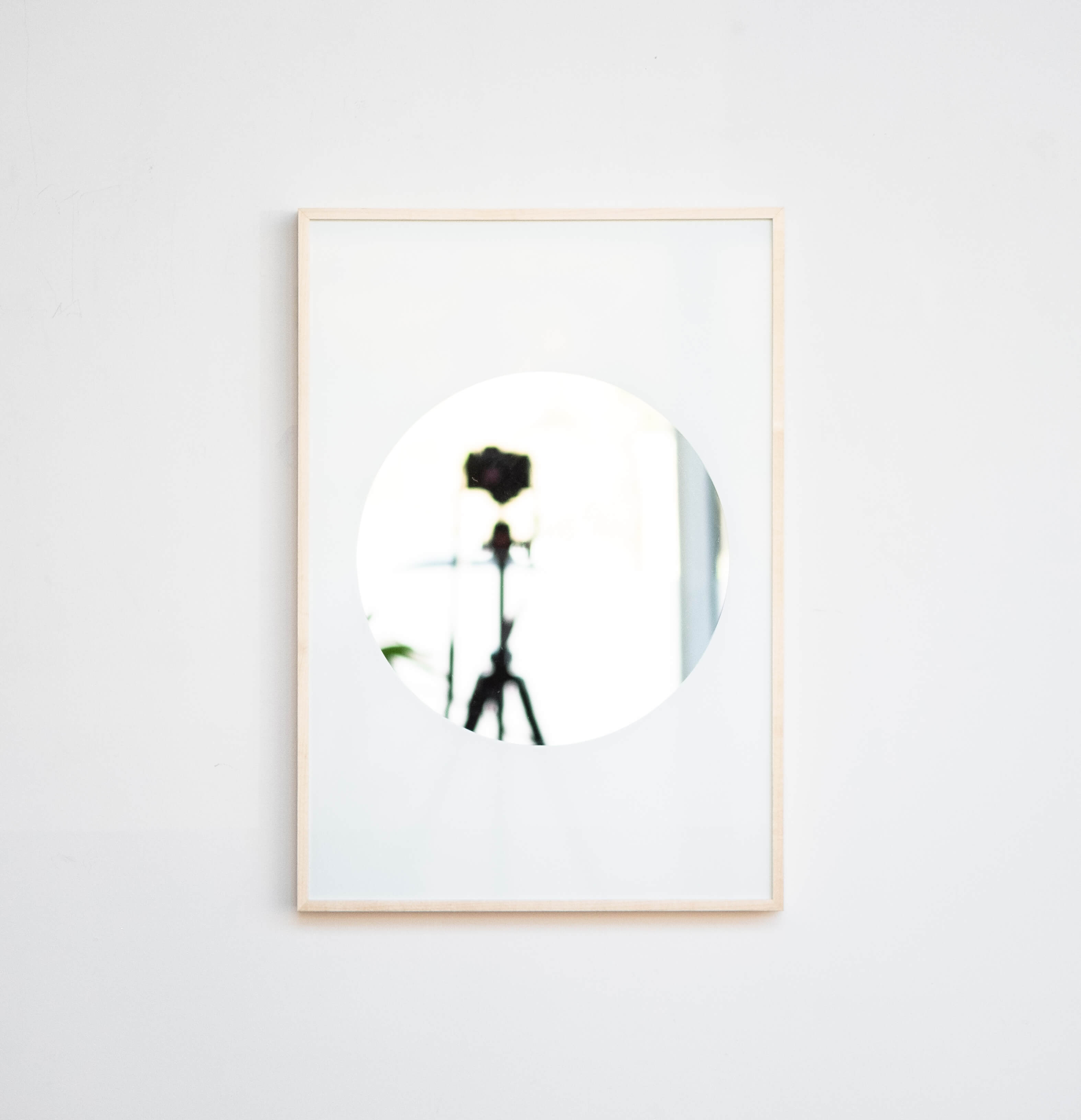 Ever, 2020, Screenprint on mirror, 22 x 15 in