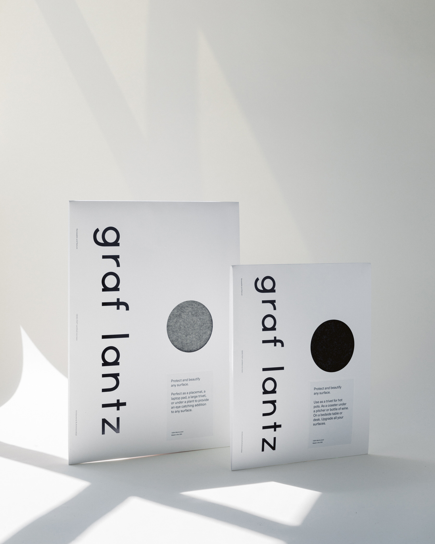 Packaging design for placemats and trivets