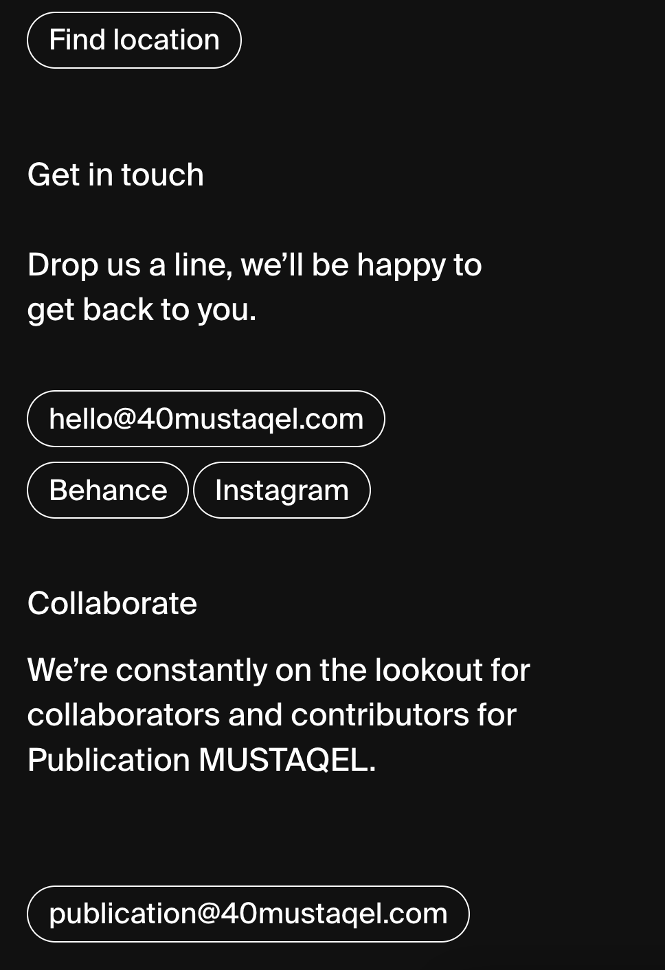 Contact Page