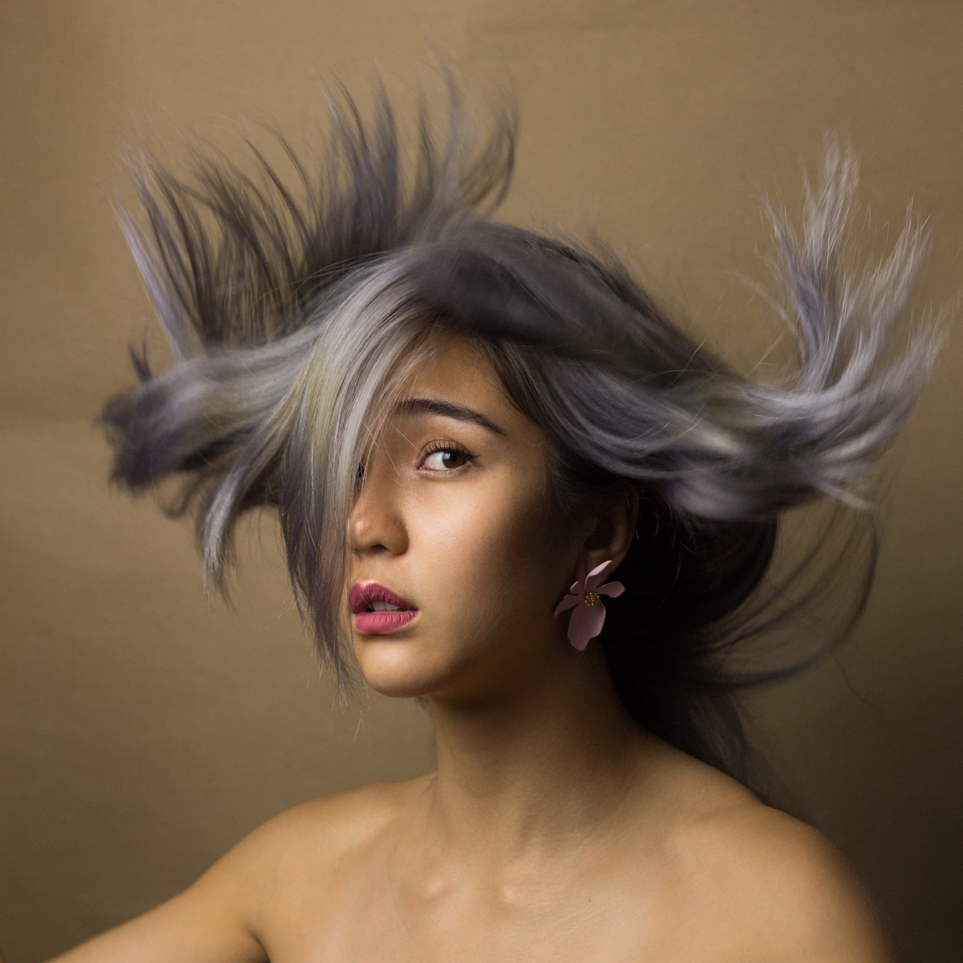 Outtake of Talitha Tan during her EP cover shoot