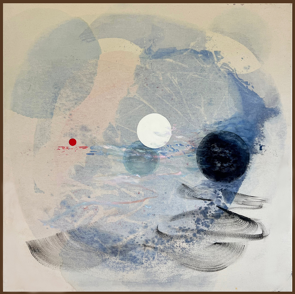 Amnesia's back, 2023, 124x124cm