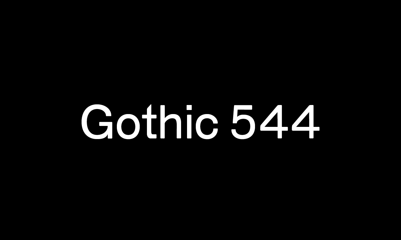 Gothic 544