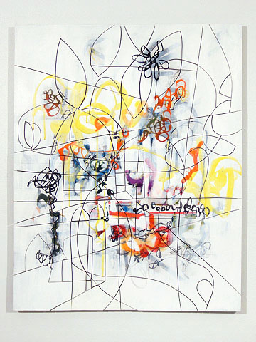 2008, painted plywood panel cut with a jigsaw, 30 x 24 inches