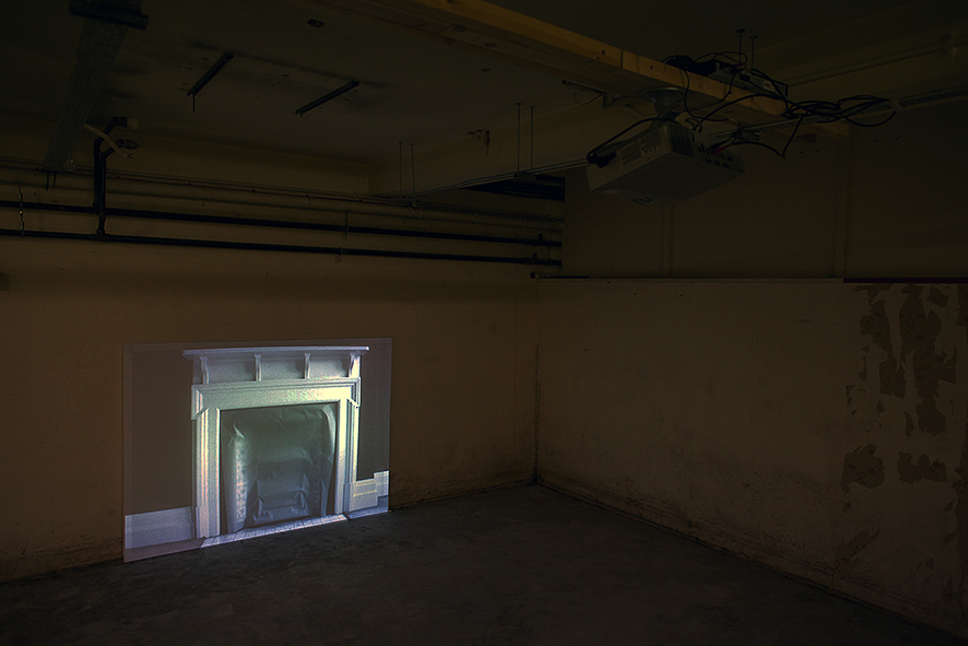  Installation of 'Convulsive Walls' Curated by Steffi Klenz (2013), Departure Lounge, George Street, Luton, UK