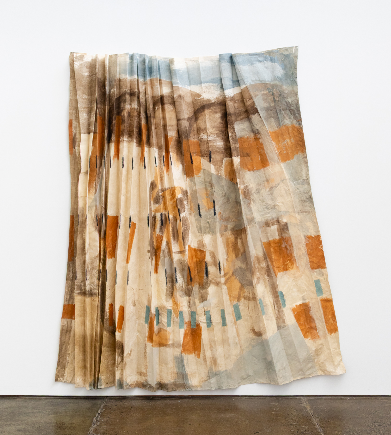 Nina Zelljković, Untitled, 2025, Canvas, rabbit skin glue substrates, pigment,  200 x 200 cm