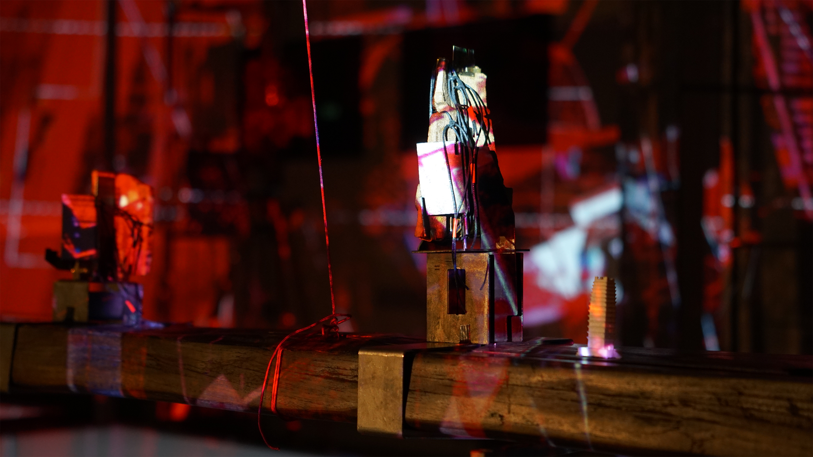 Toward a Scripto-technics. Installation with projections, Matthew Architecture Gallery, Edinburgh. January 2025. Leo Xian.