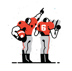 ESPN Magazine - Superbowl - Gabriel Silveira Illustrator