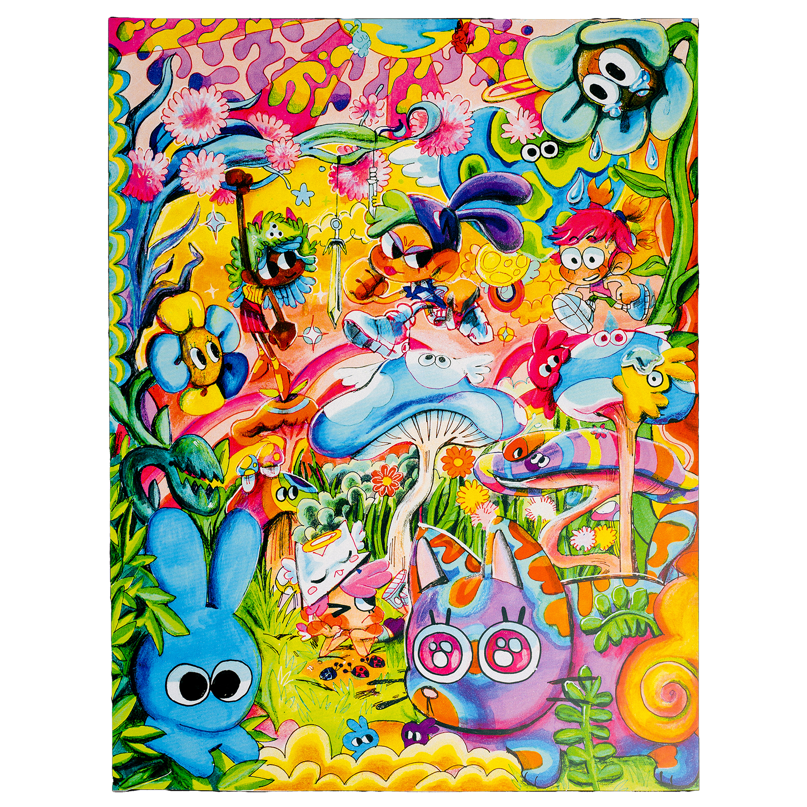 mushroom run print-SALE 5