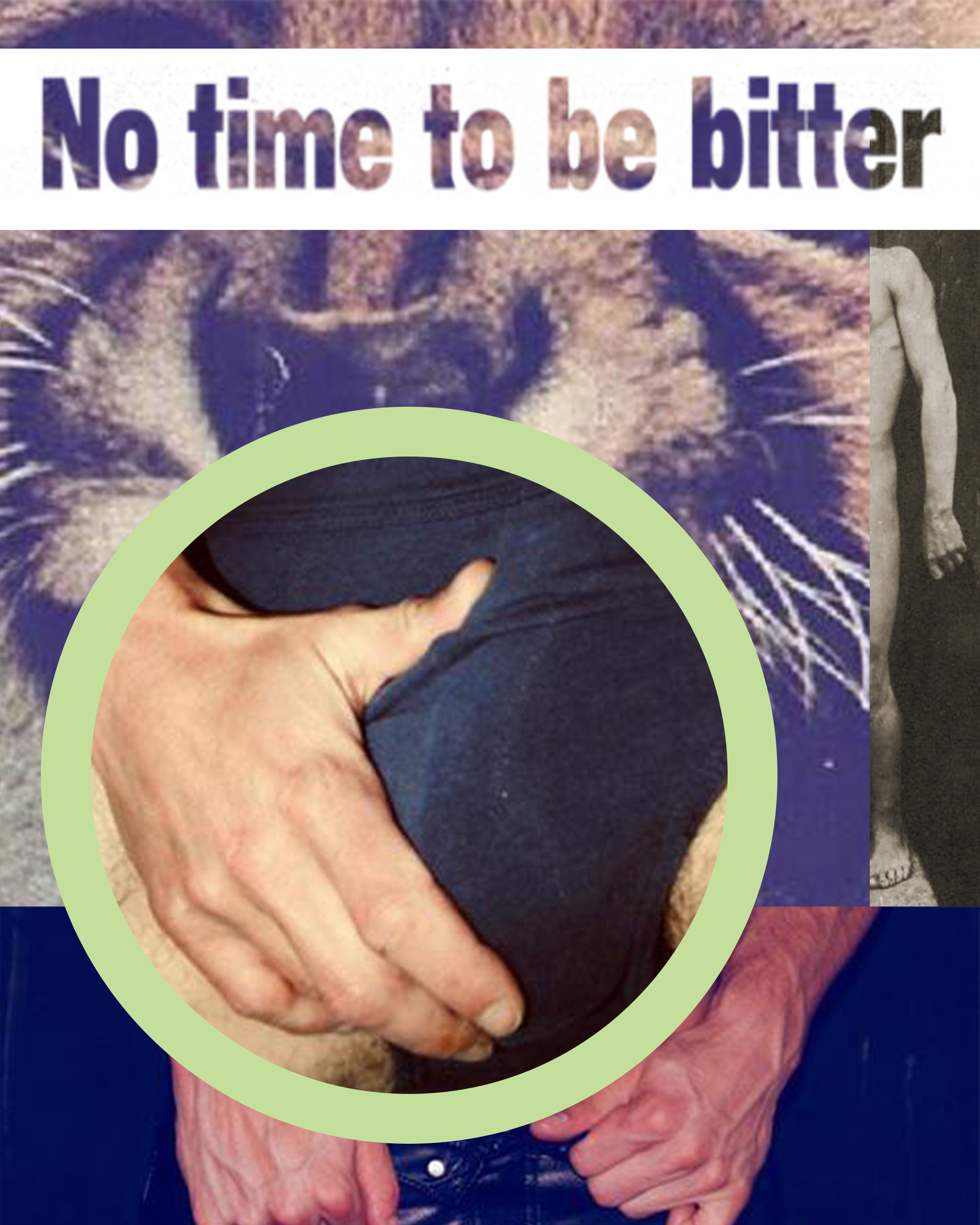 No time to be bitter.