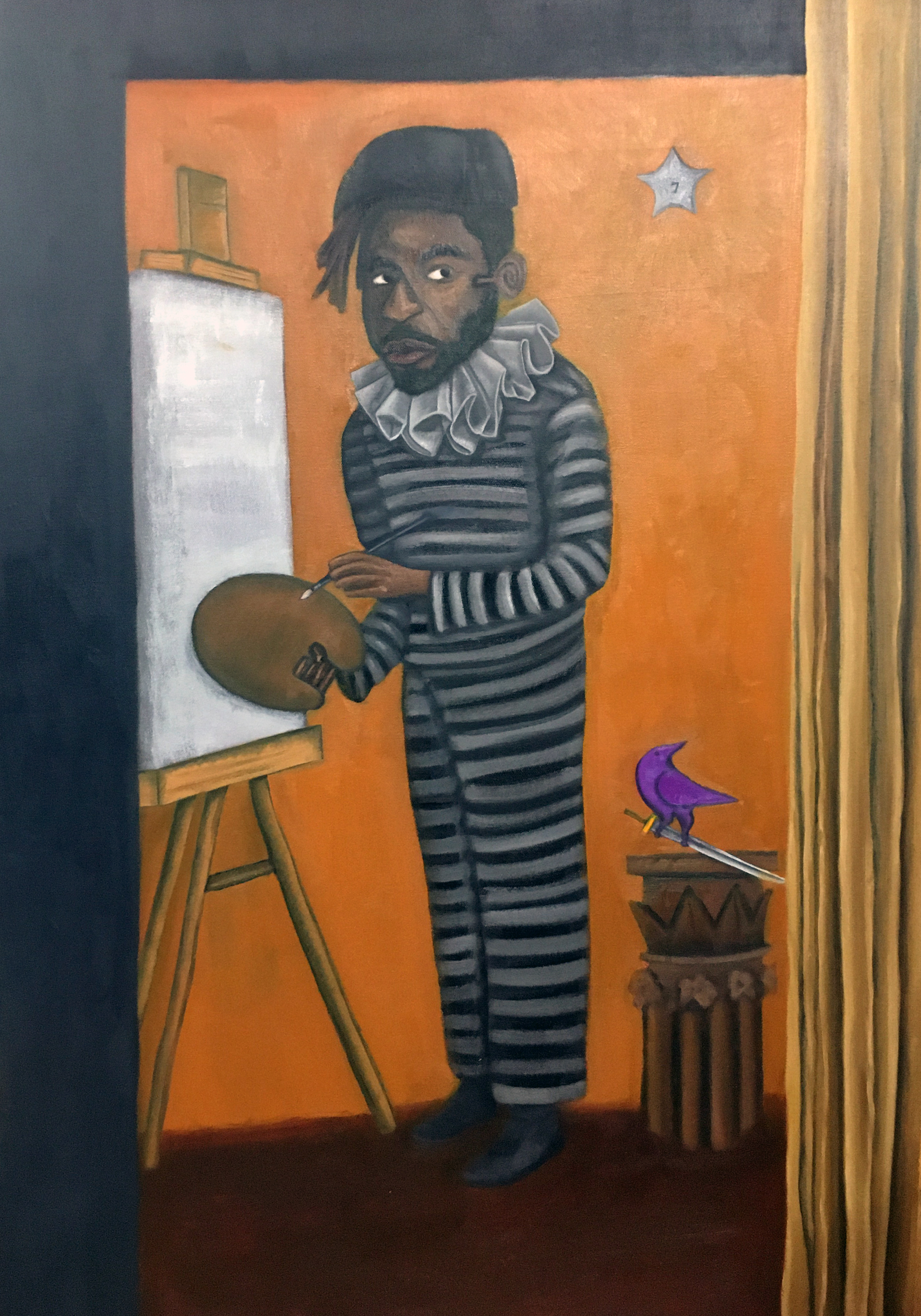 self portrait (age 26) Dale Washington rendition