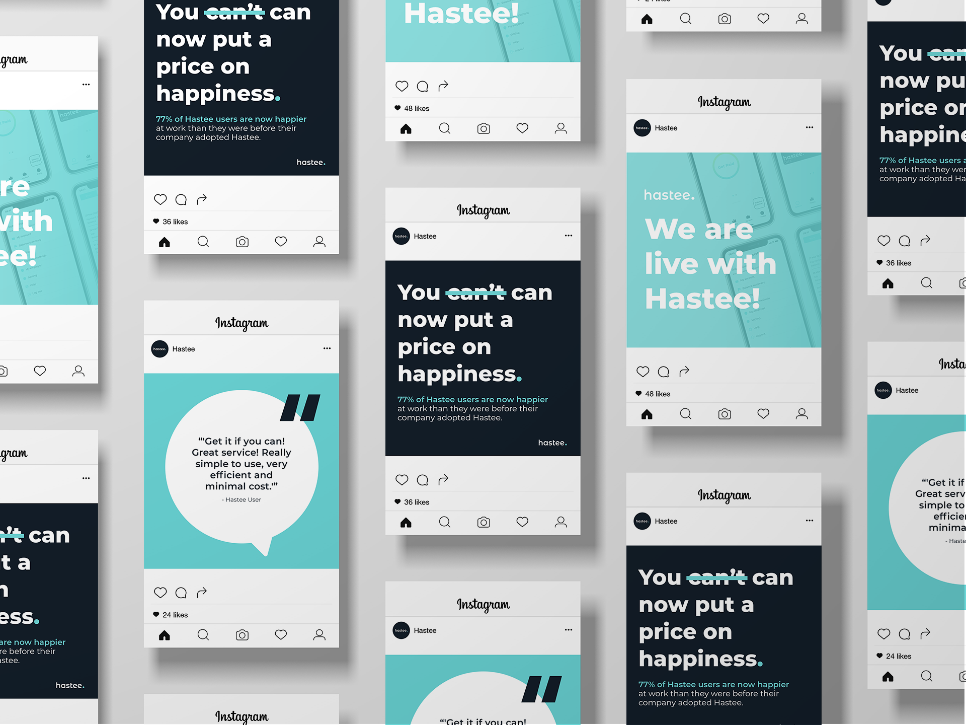 Hastee Social Media Artwork