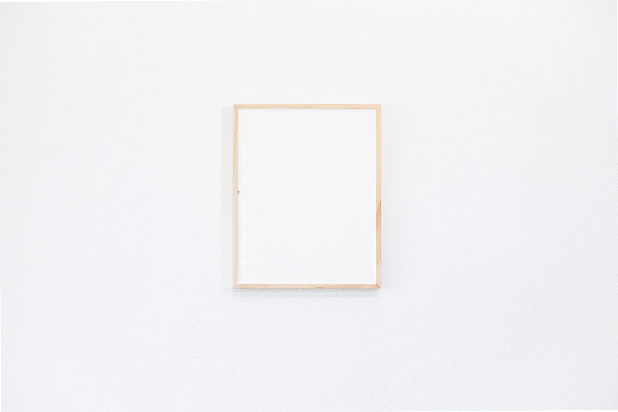 Just White 03, 2019, Acrylic on wood panel, 10 x 8 in