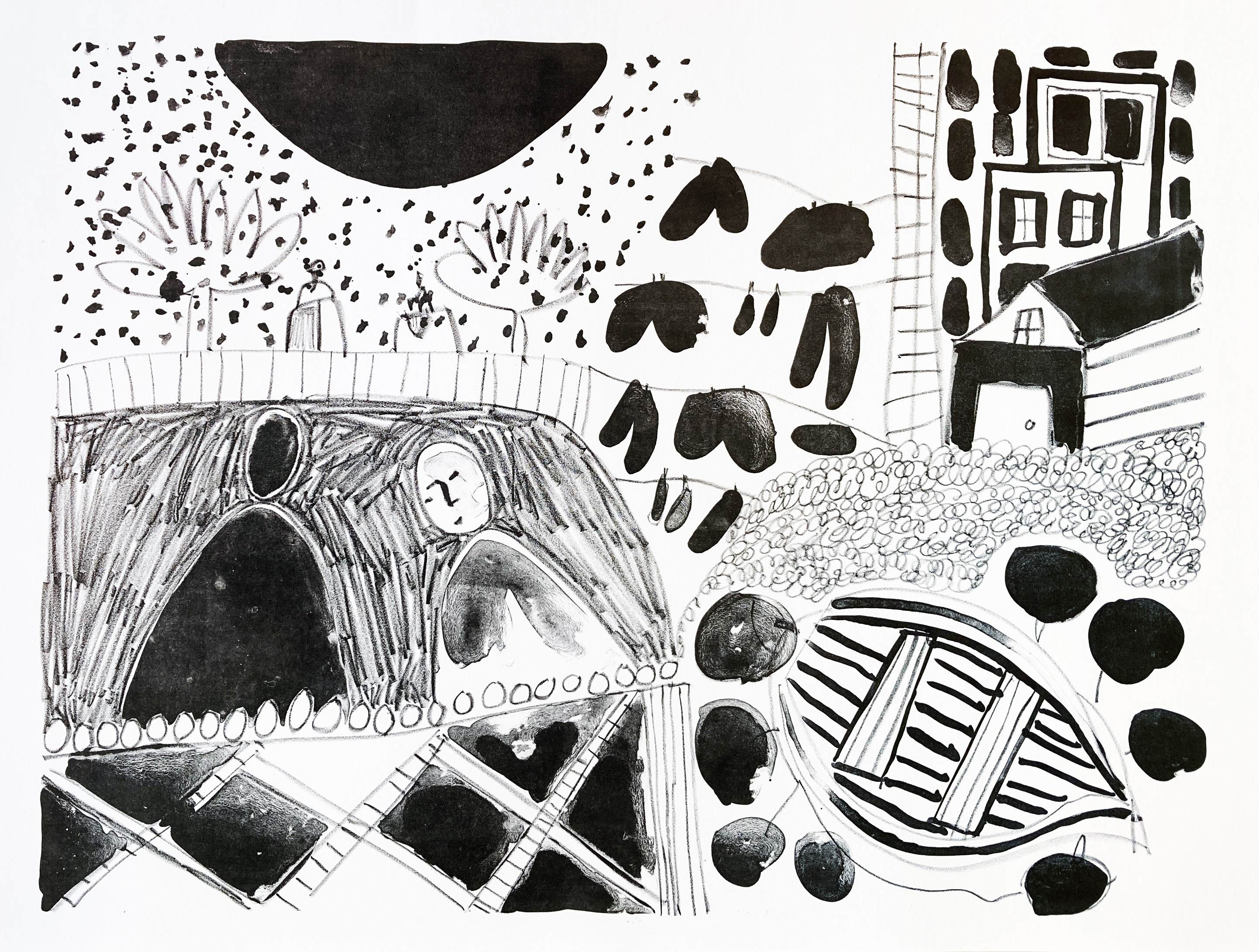 Bitter wind - 2022 - Lithograph