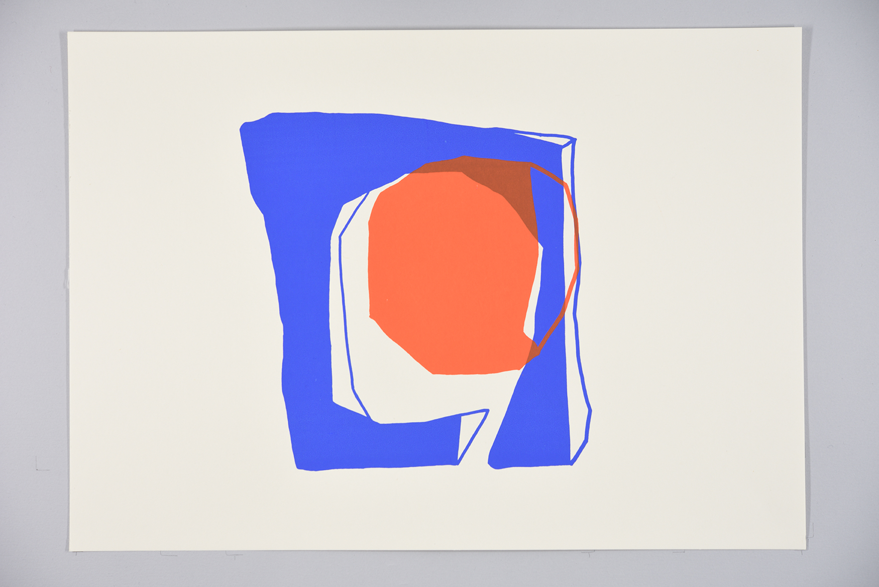 Bogen (2017), Silkscreen, 29,7 × 42 cm