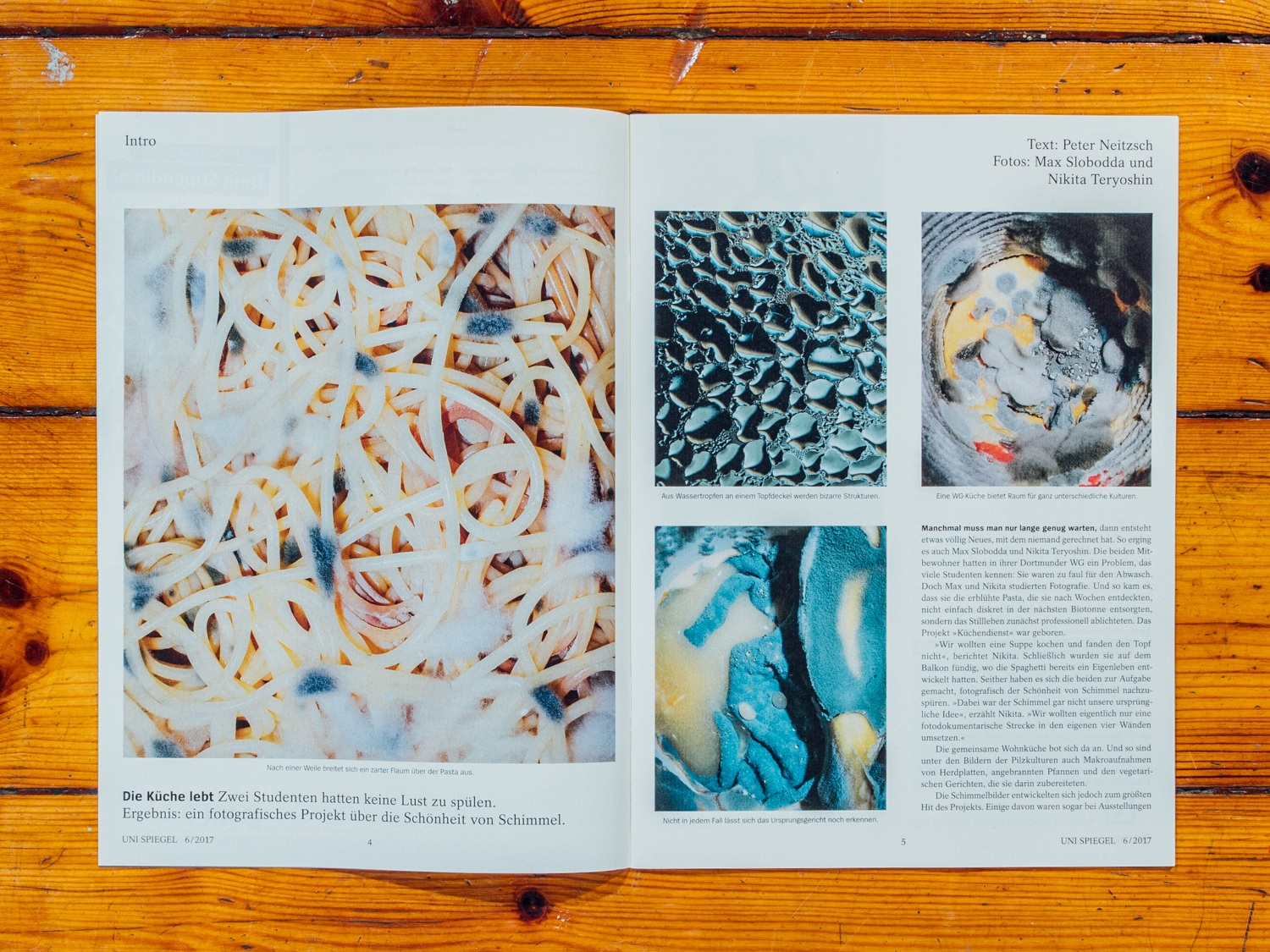 UniSpiegel / K&uuml;chendienst Portfolio / Dezember 2017