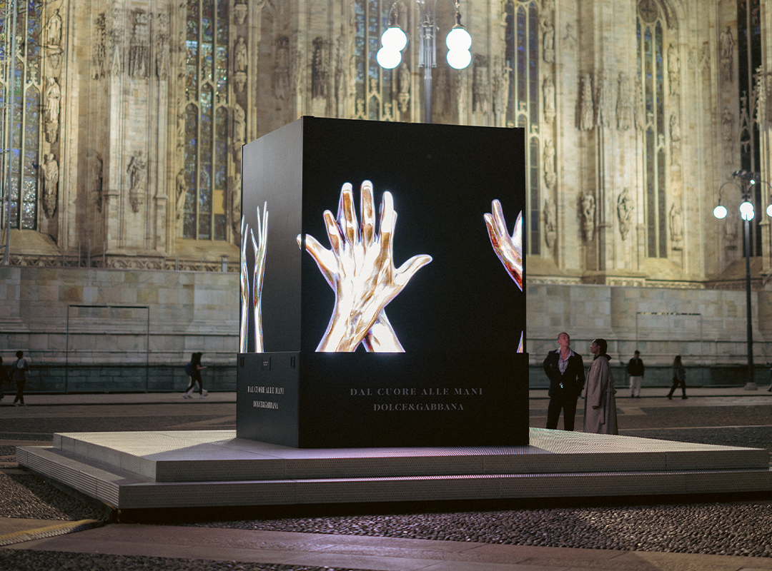 Dolce & Gabbana Exhibition Infographic