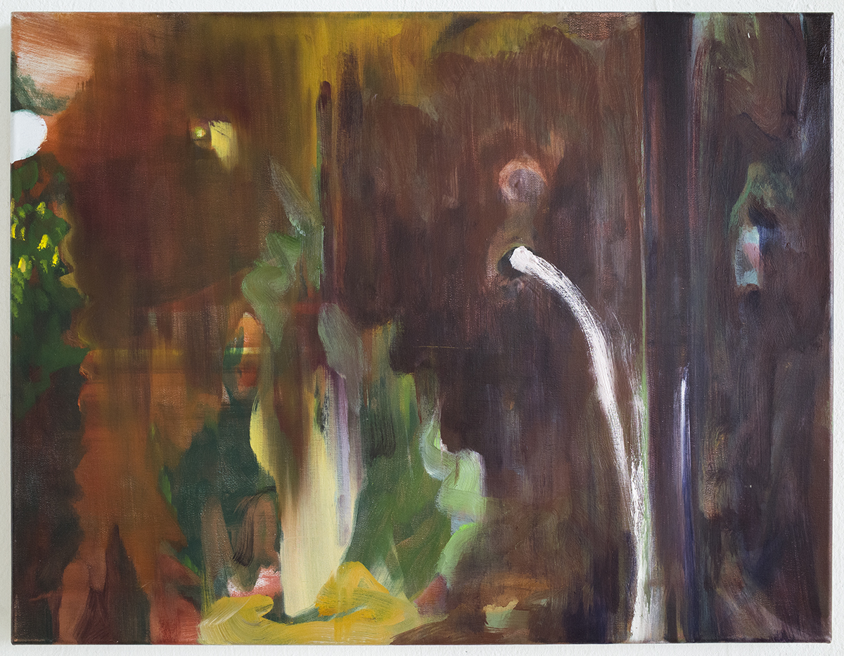 Study for bars (Window), 2020, oil on canvas, 43x56cm