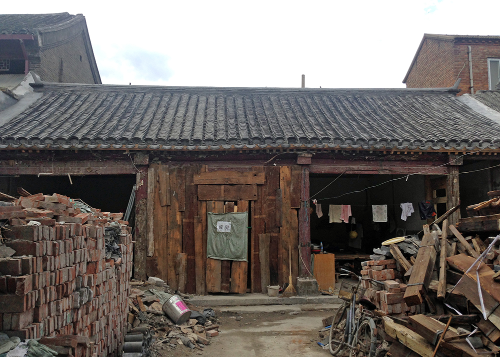 the south wooden pavilion after renovation