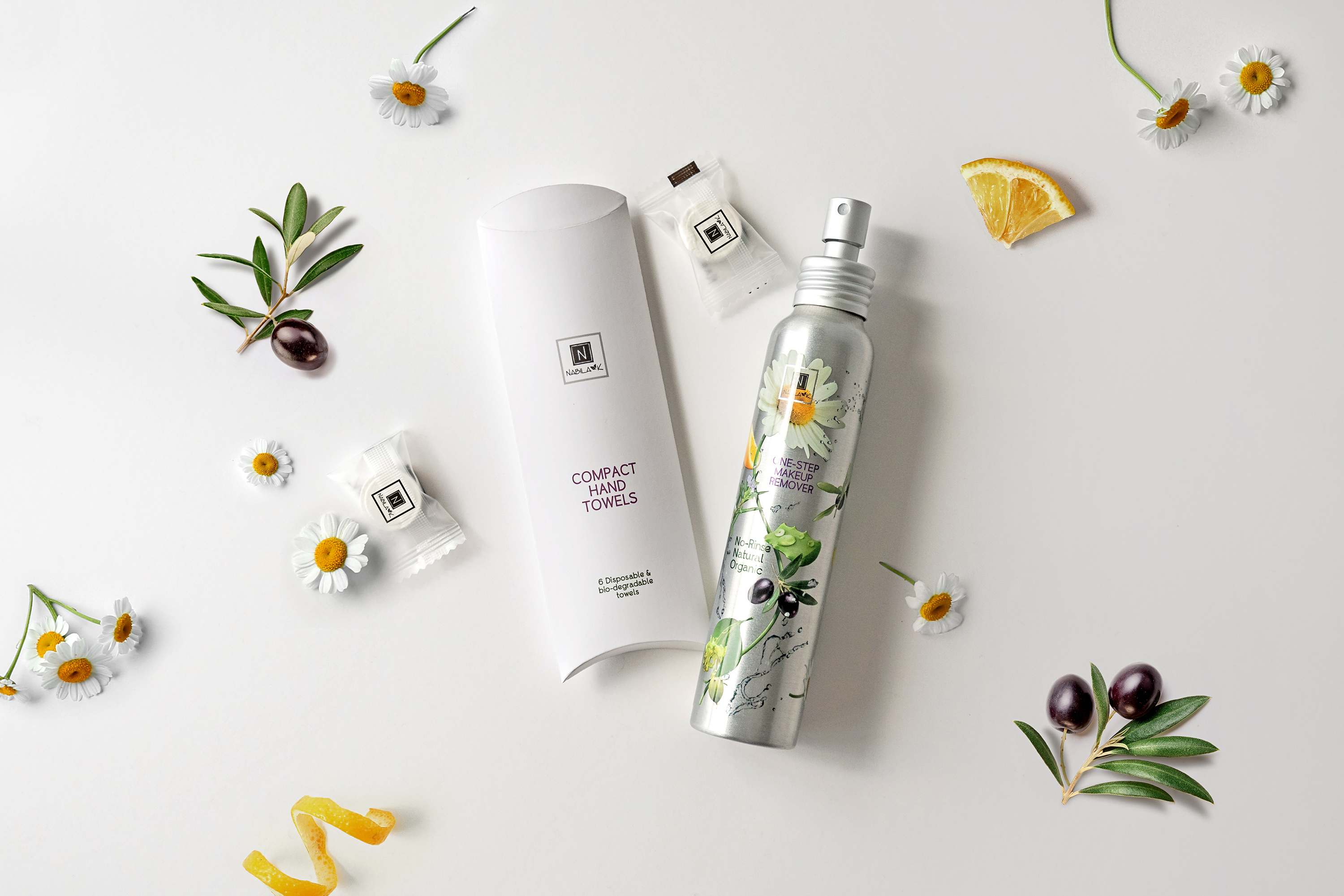 Makeup remover packaging design. Creative packaging. Created by Eclectic M Studio.