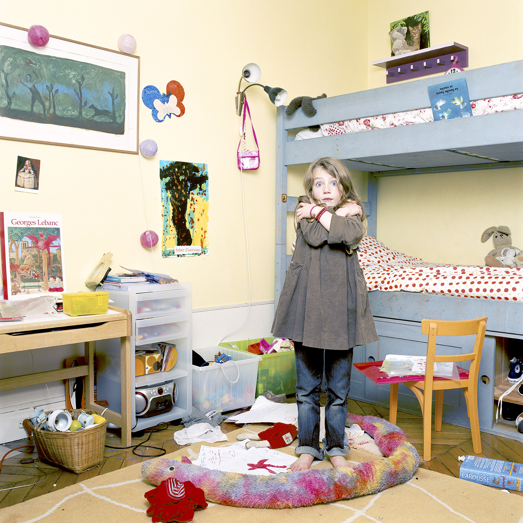 Lila, schoolgirl, Barbès, 18th