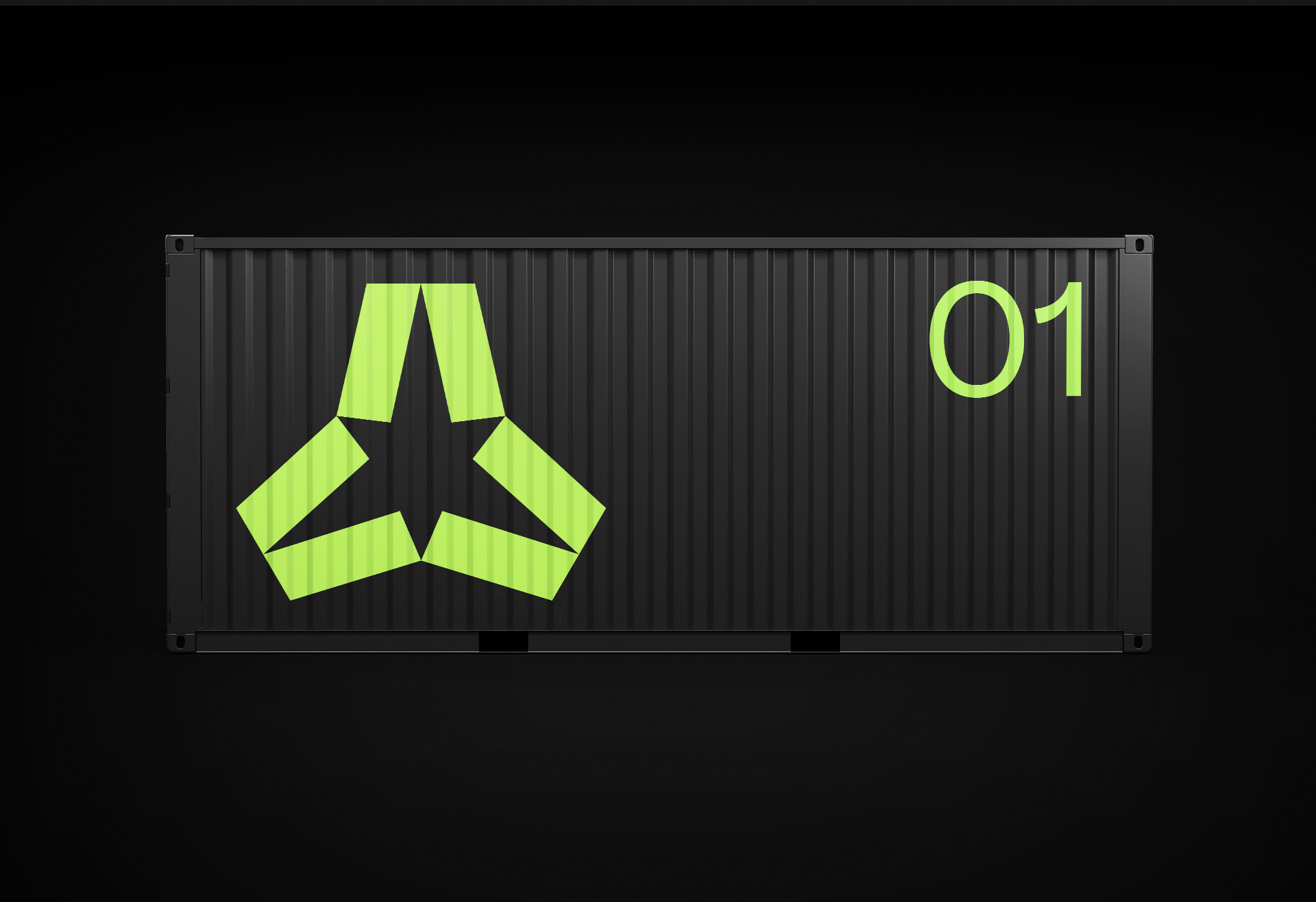 Antora Energy branding on shipping container