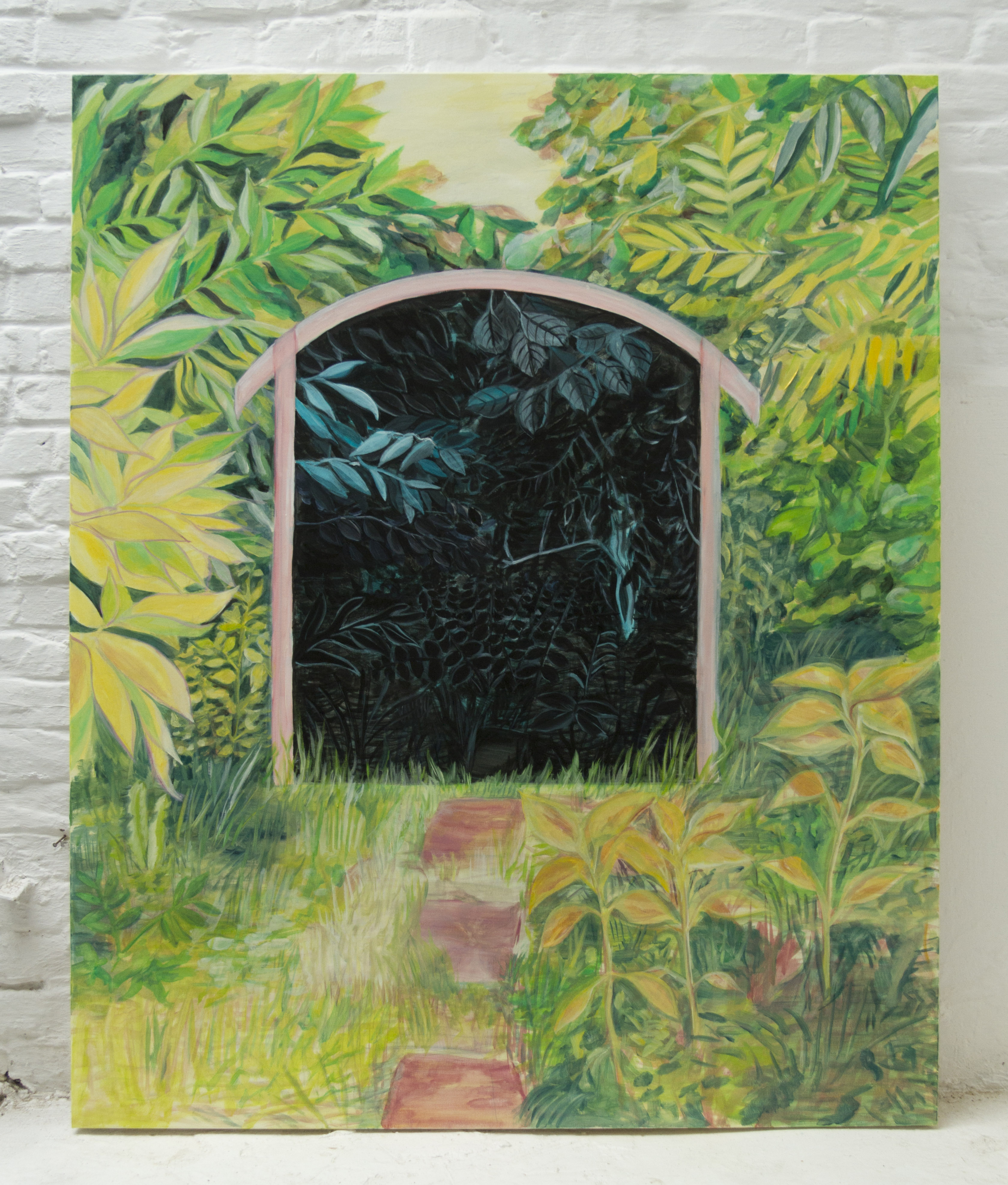 Portrait of a landscape. 150 x 120 cm. Huile sur toile. 2020