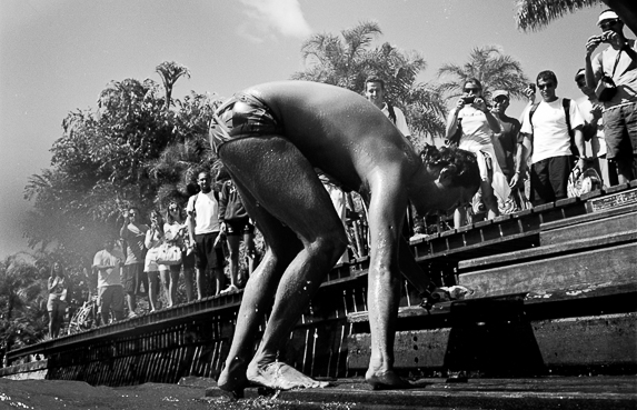 Paranoá lake,12 hours swimming, July 2010