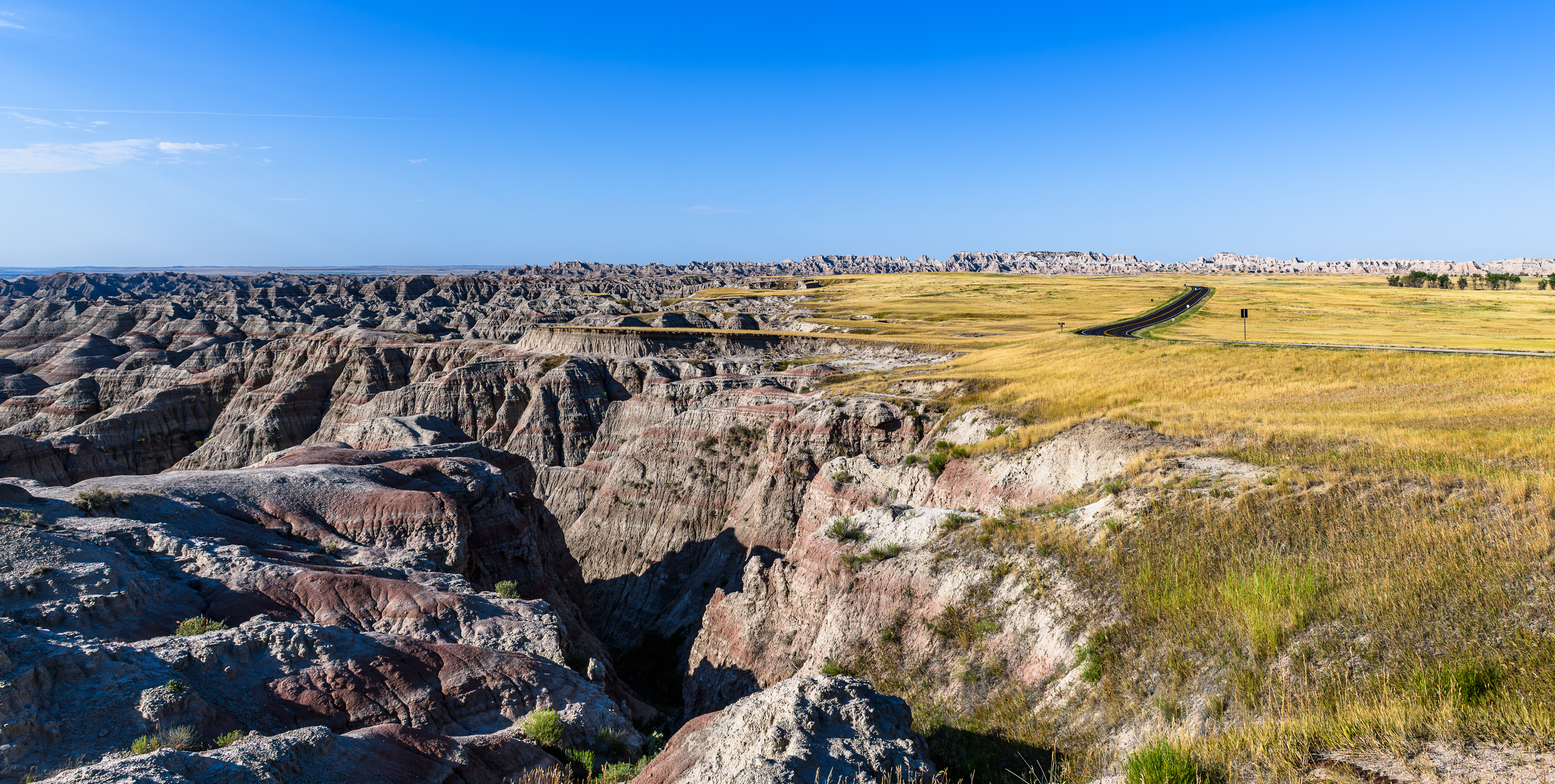 Badlands. État du Dakota du Sud.
