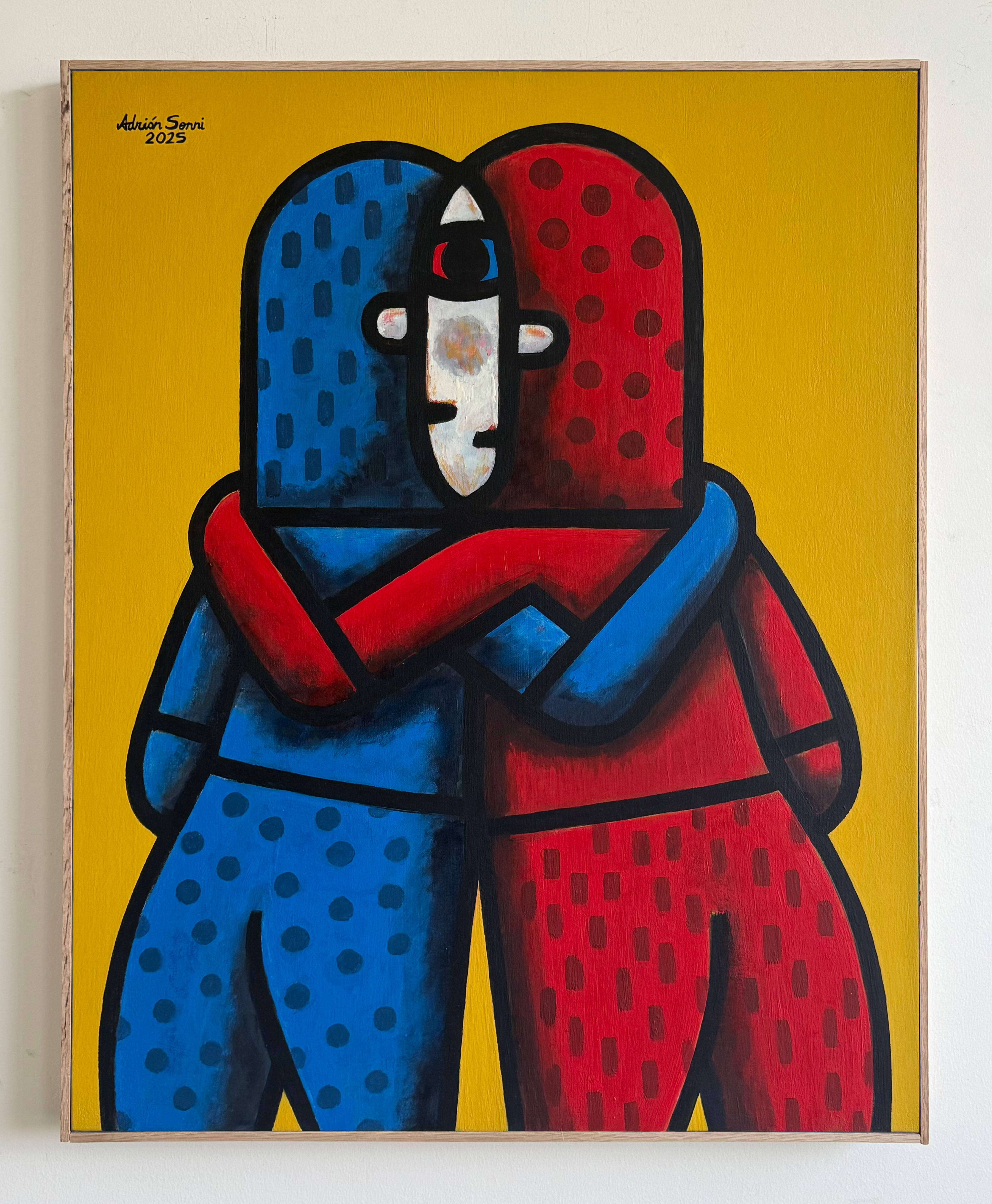 INTERSECTIONACRYLIC PAINTING ON CANVAS30x24 INCHES2025PRICE UPON REQUEST>> hola@sonni.world