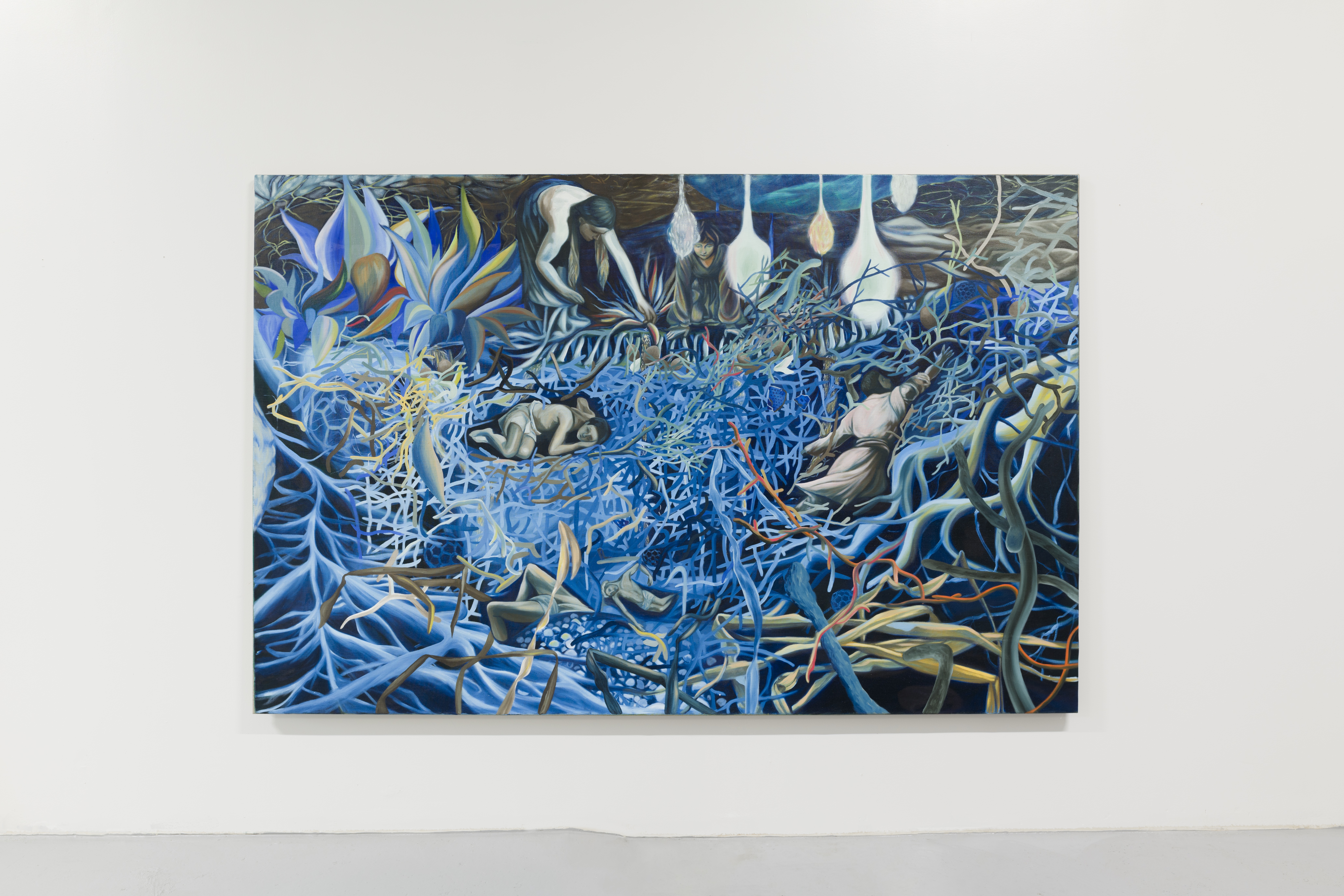 'Beyond the Pale', 2021. Oil on linen, 230x150cm