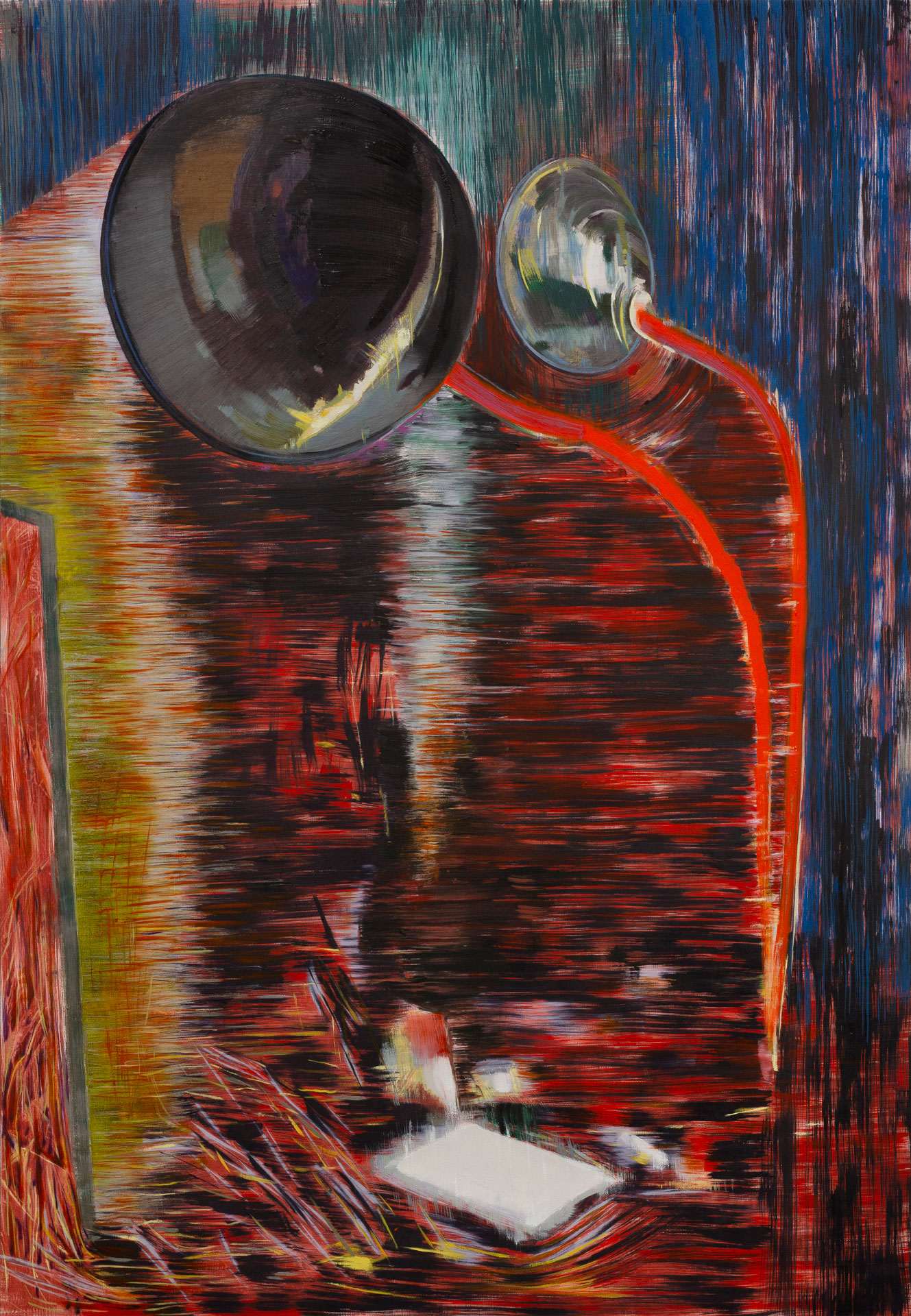 Fugitive energies, 2019, Oil on linen, 132 cm x 92 cm