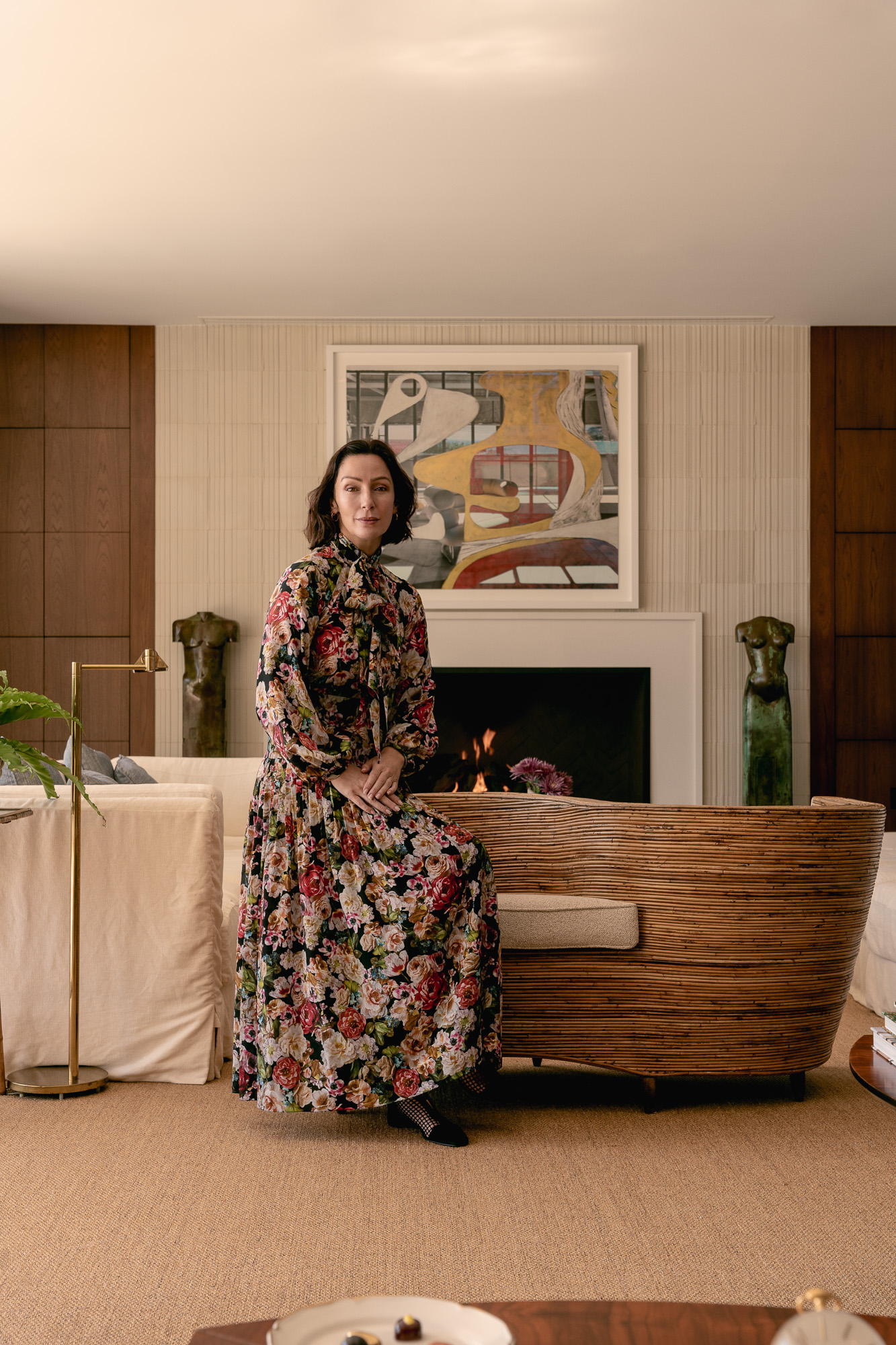 Zoe de Givenchy at her home in Los Angeles