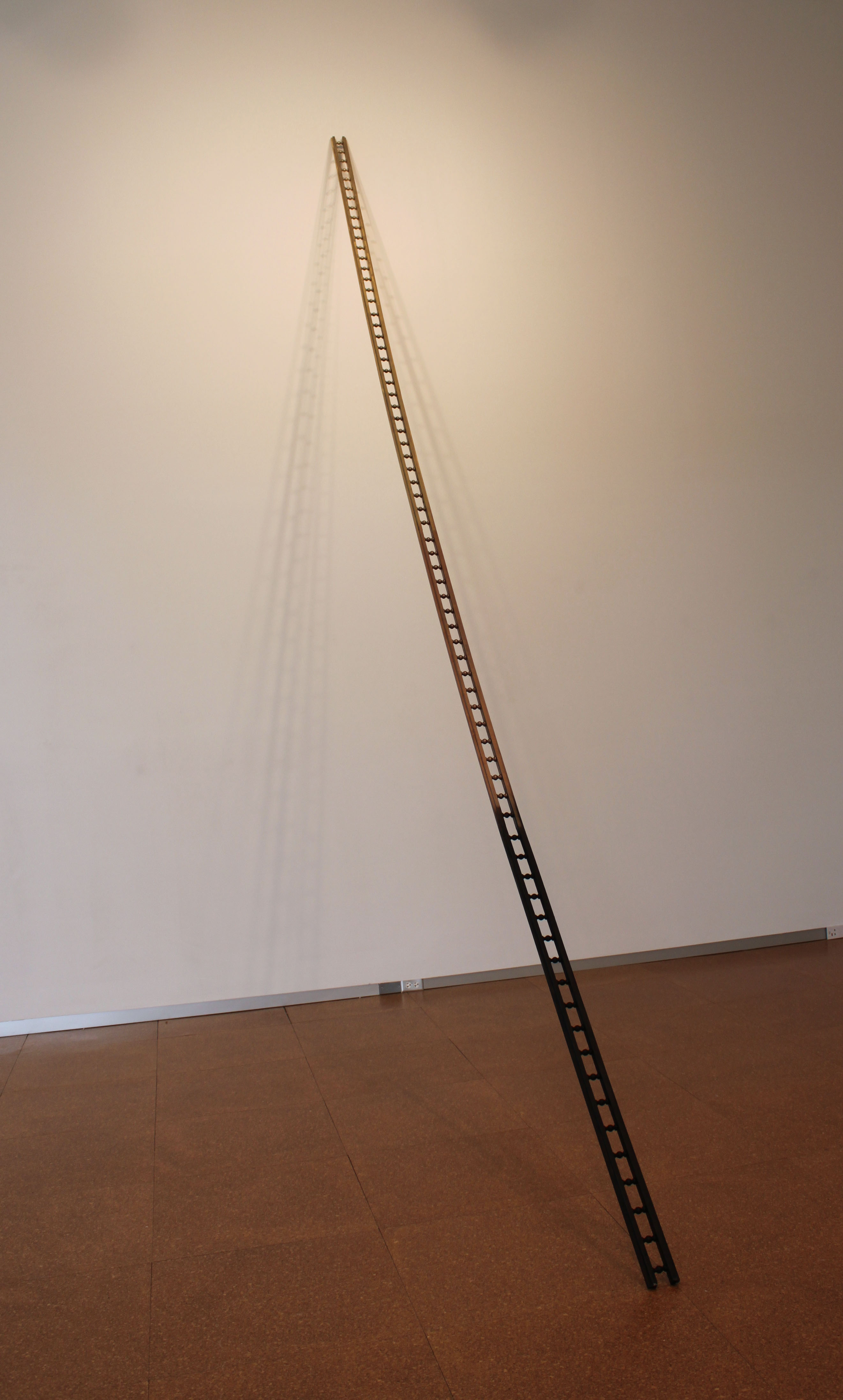 Yearly Yield, oil on wood, 4 inches x 20 x 10 feet