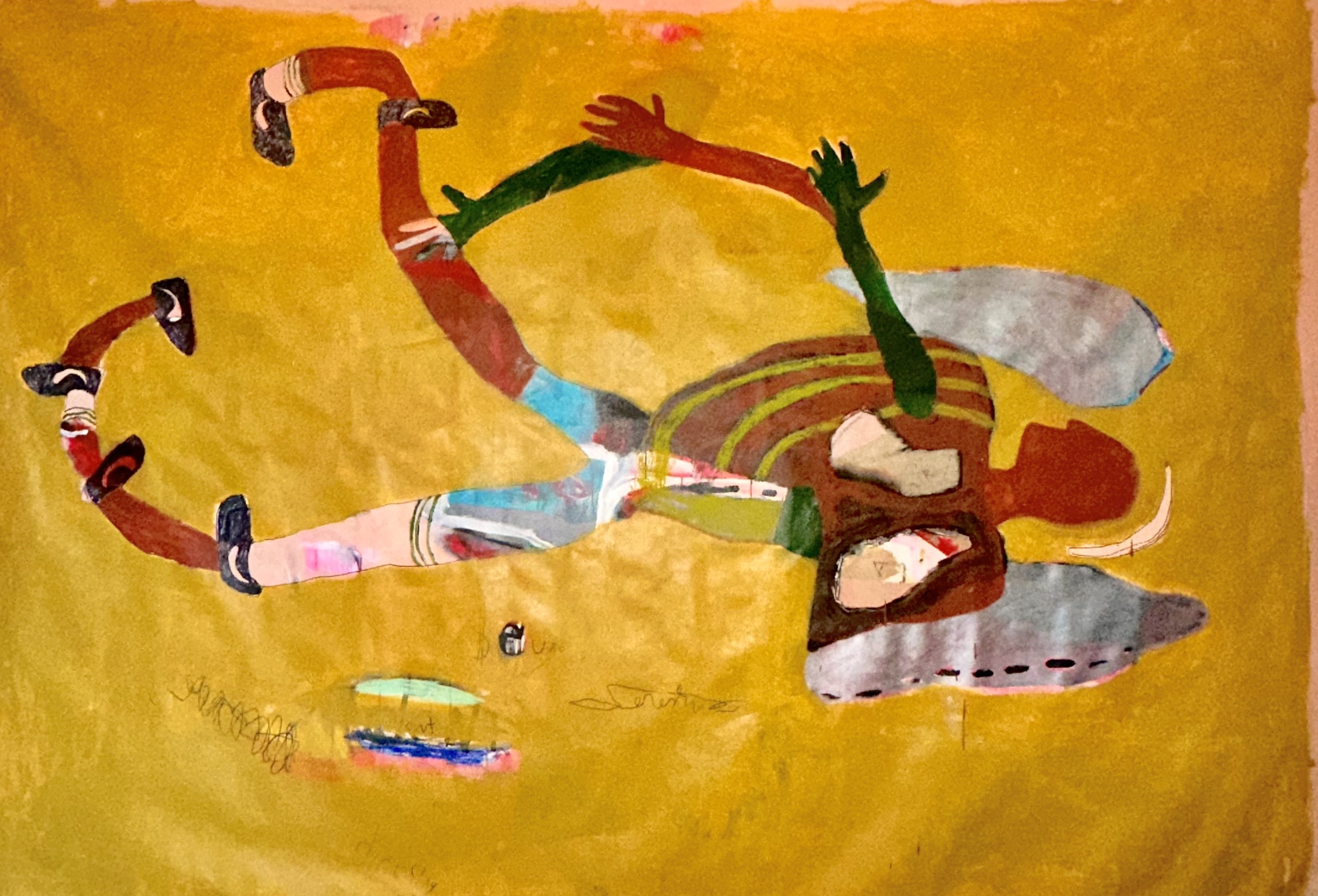 zoom out sweet protagonistsMixed Media on Canvas 190cm x 300cm