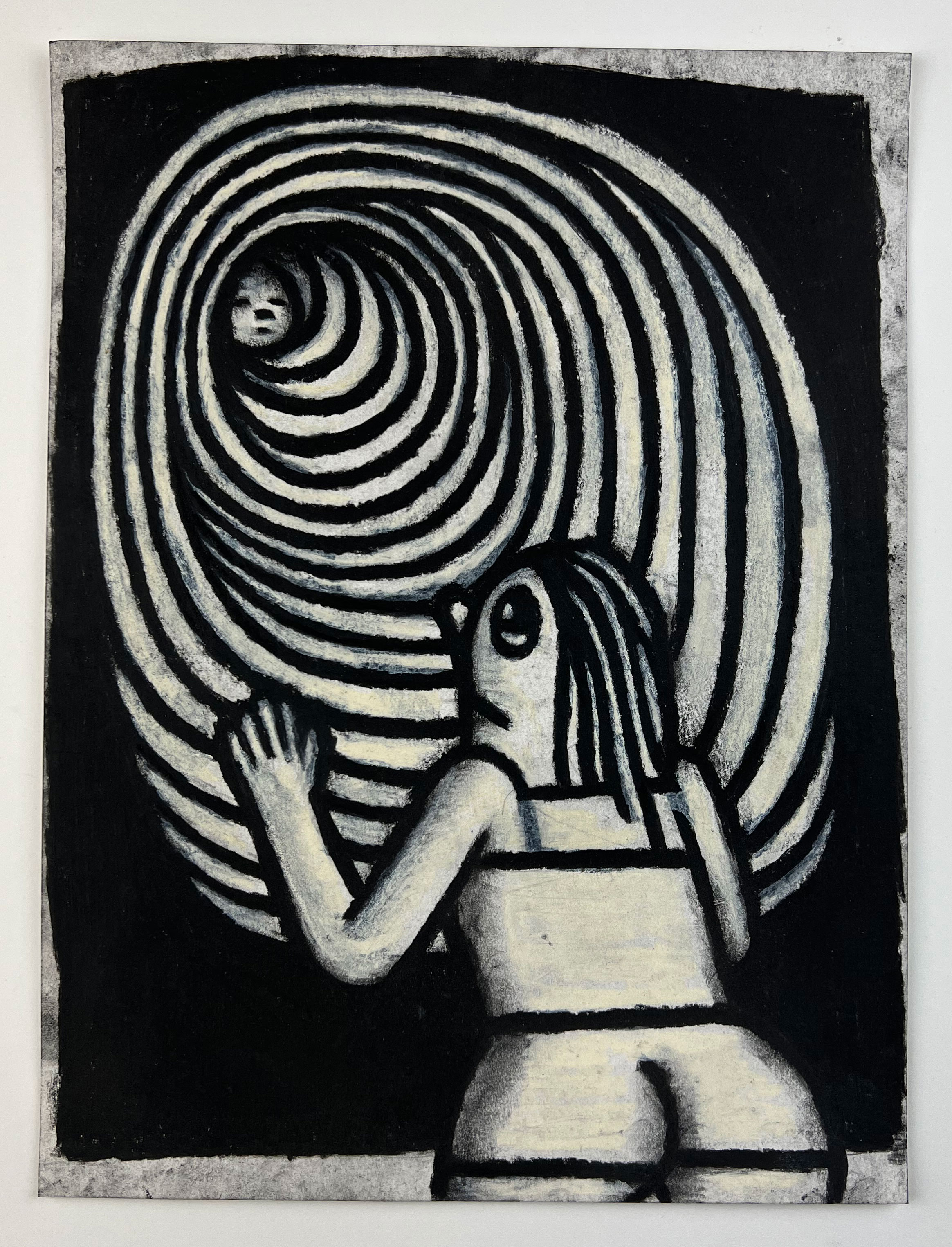 SOFT PASTEL & CHARCOAL ON PAPER12x9 IN // 2022SOLD